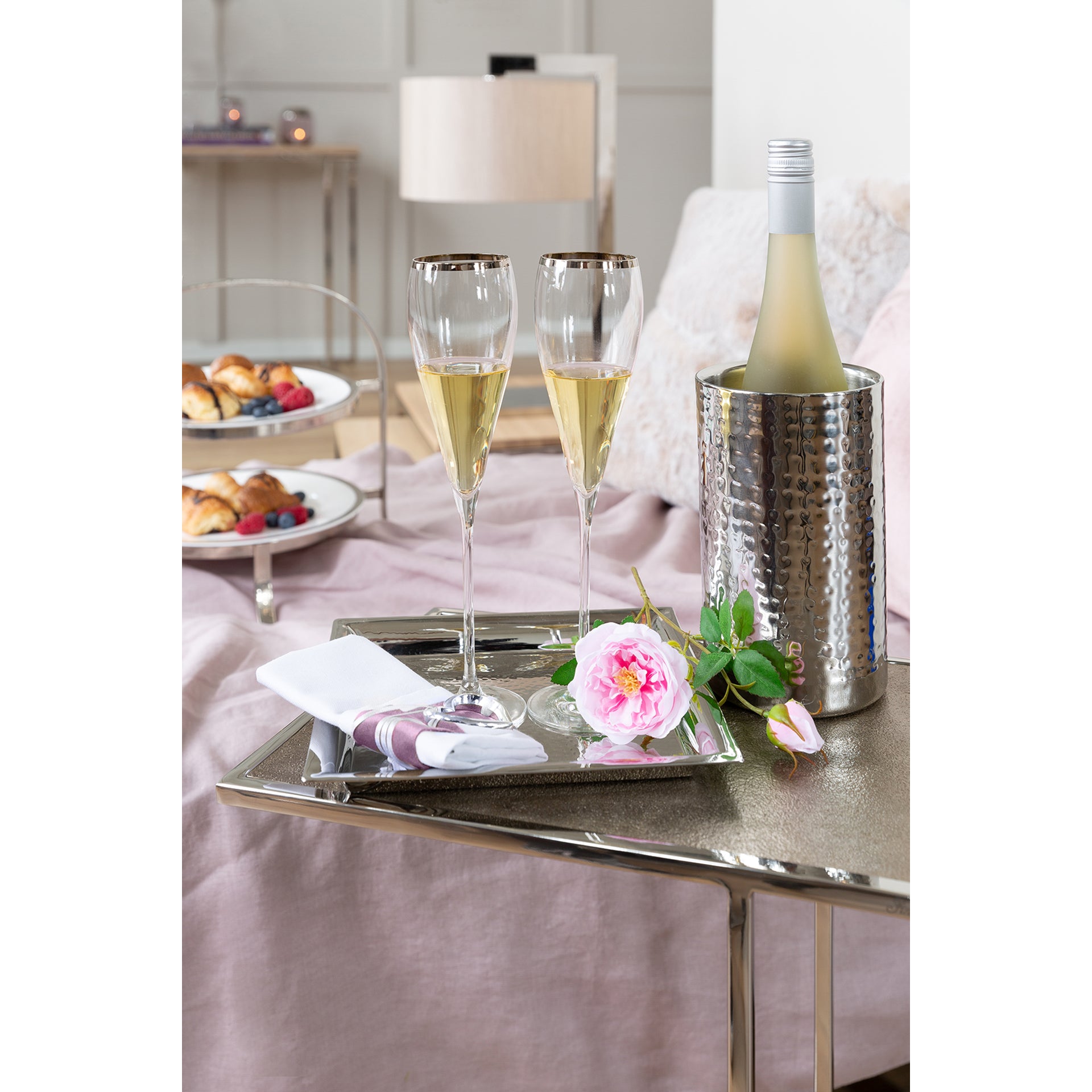 PLATINUM2 Champagnerglas transparent