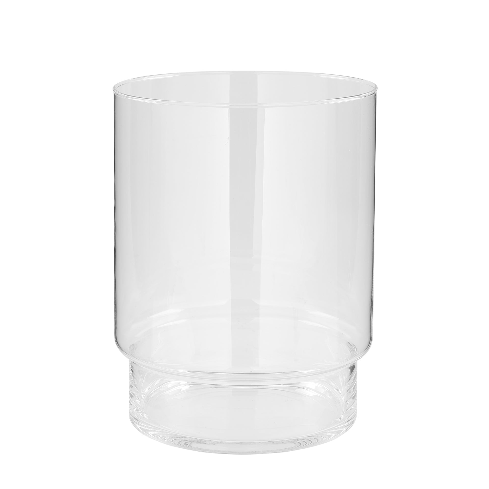 GLASZYLINDER Glaszylinder mit Boden transparent