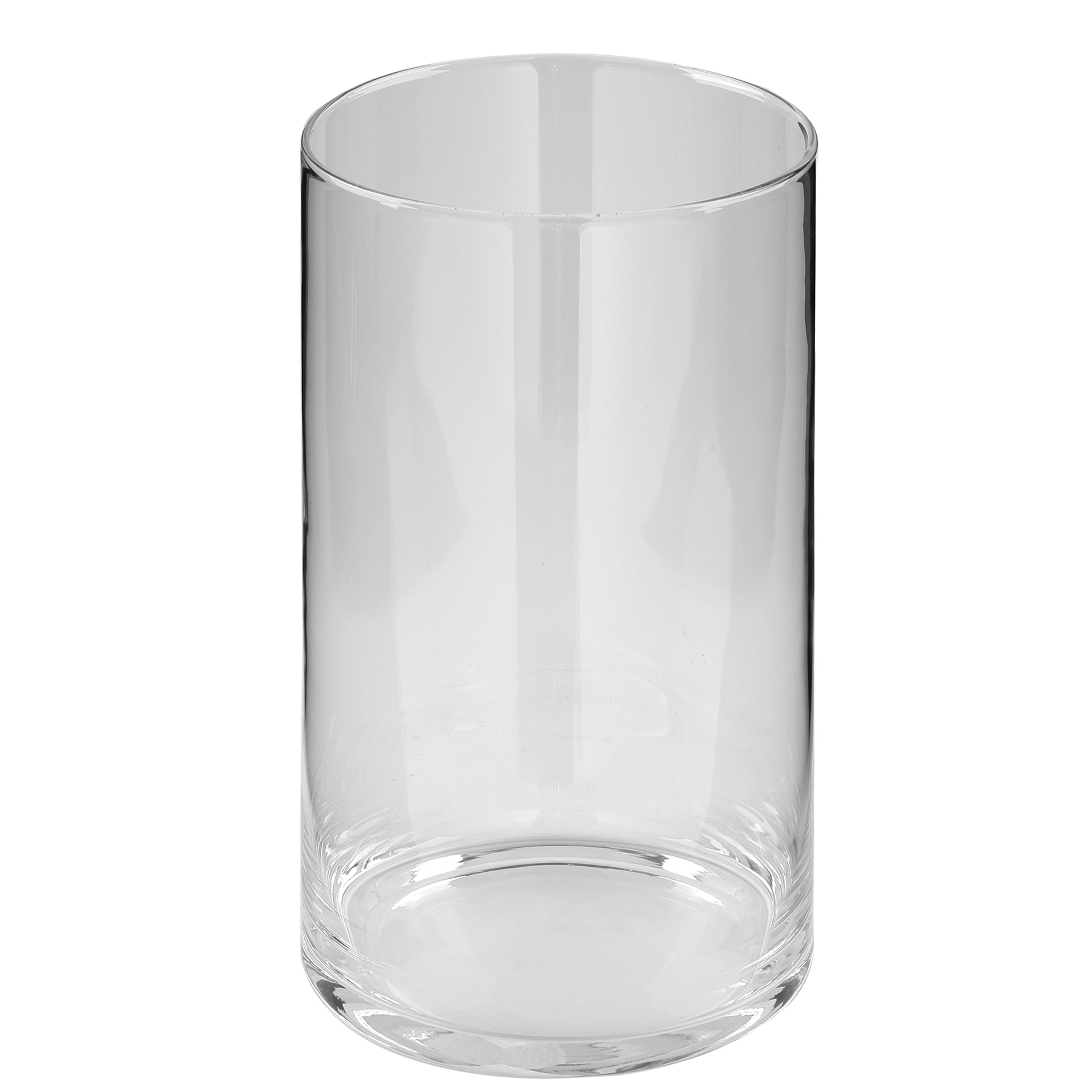 GLASZYLINDER Glaszylinder mit Boden transparent