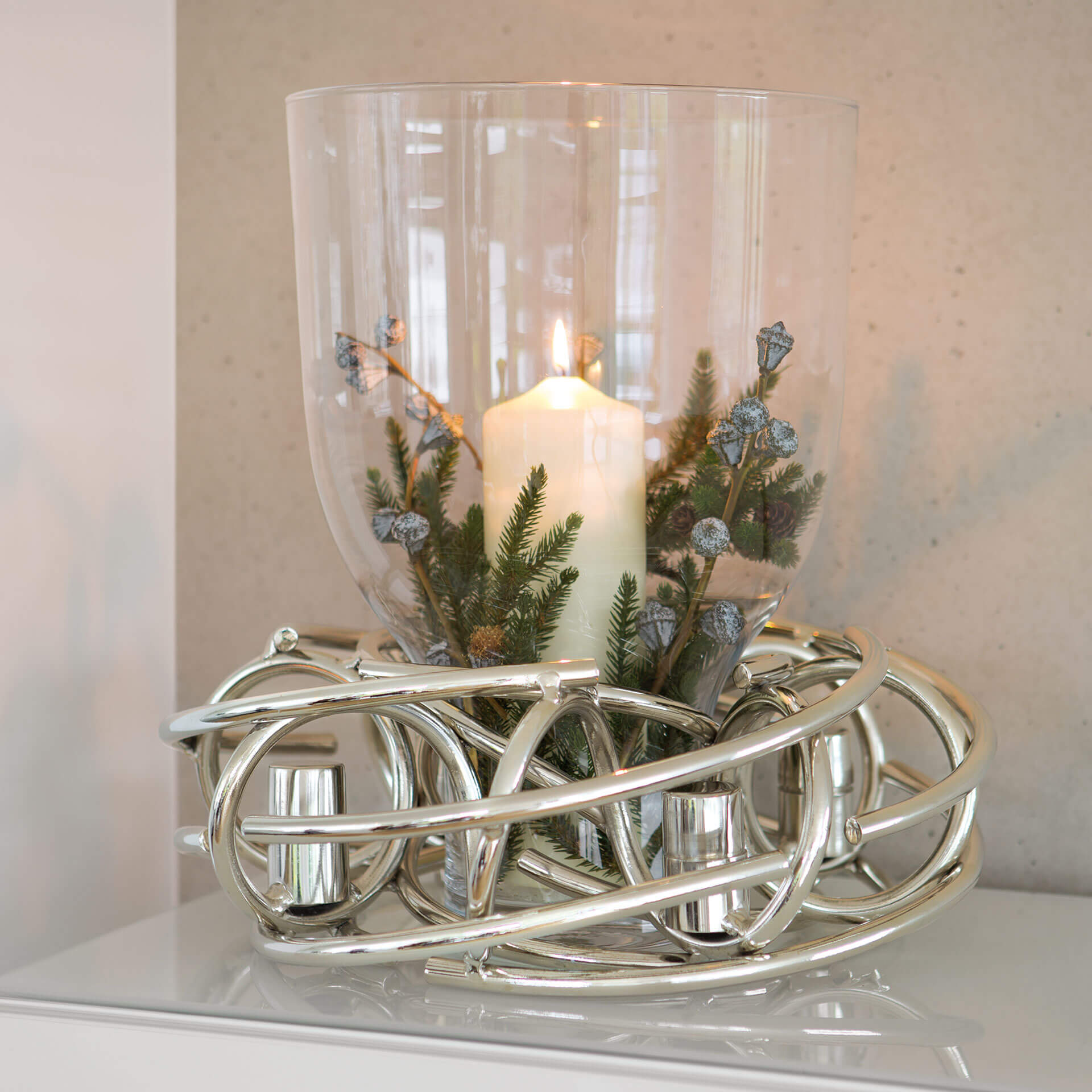 CORONA Windlicht transparent