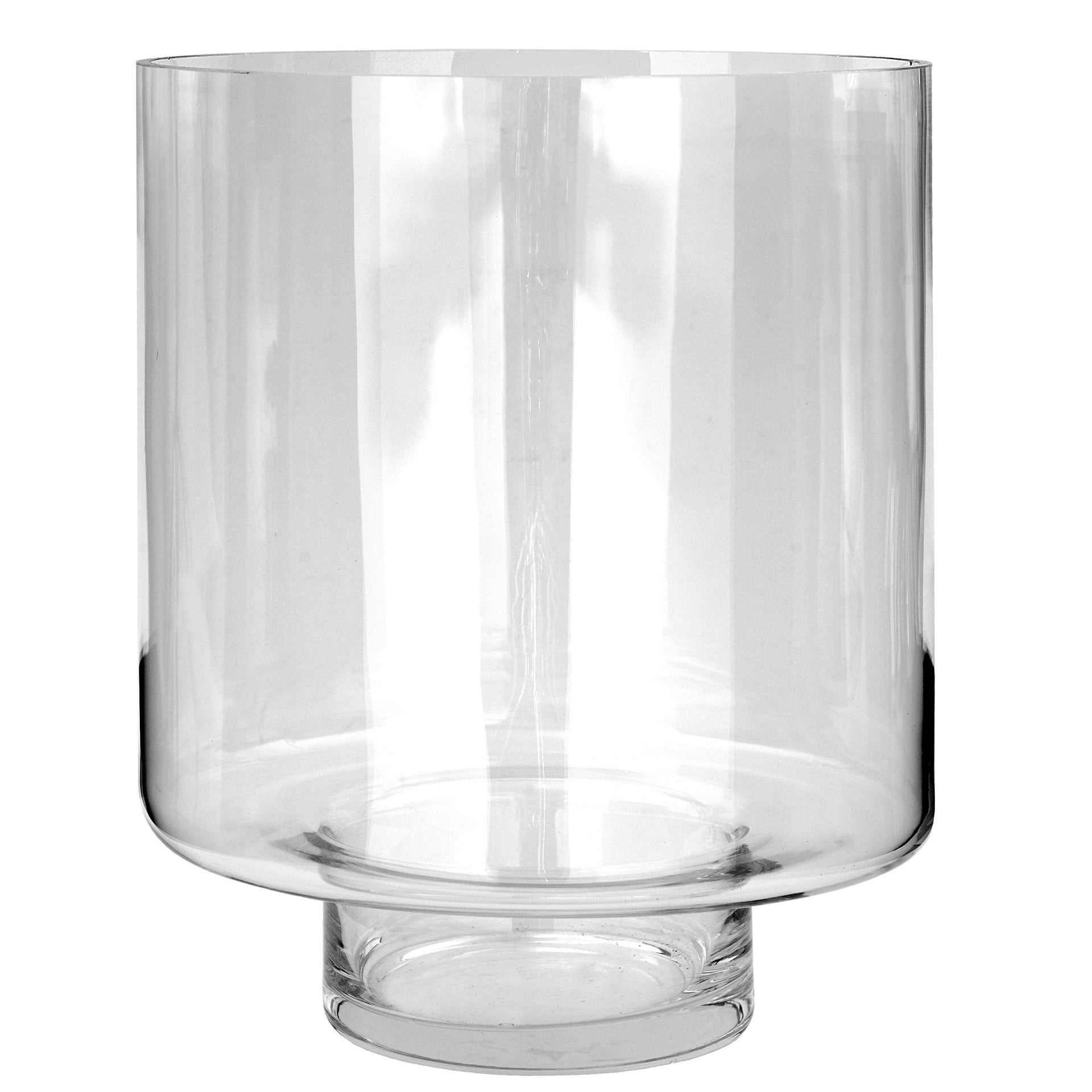 GLASZYLINDER Glaszylinder mit Boden transparent