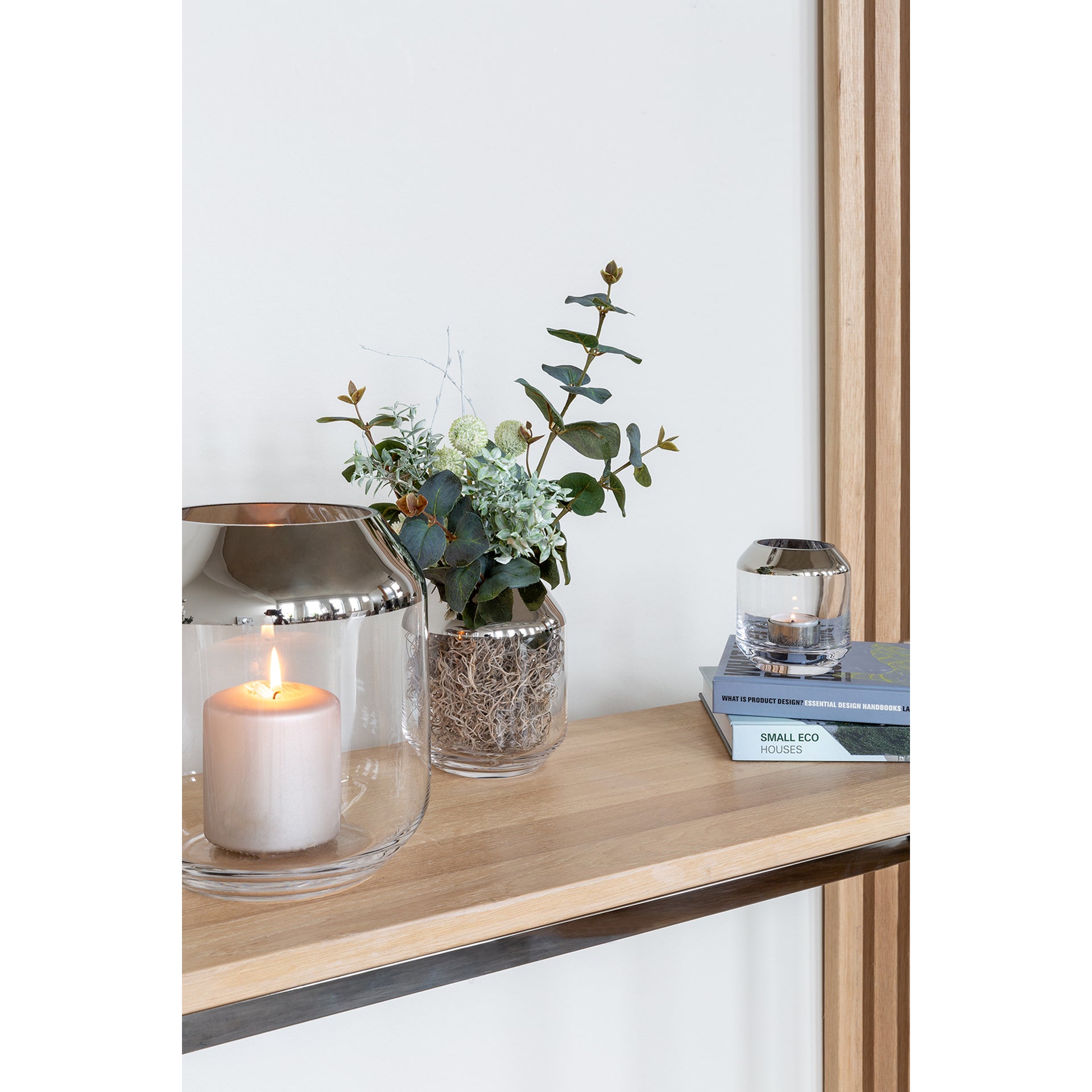 SMILLA Teelichthalter transparent