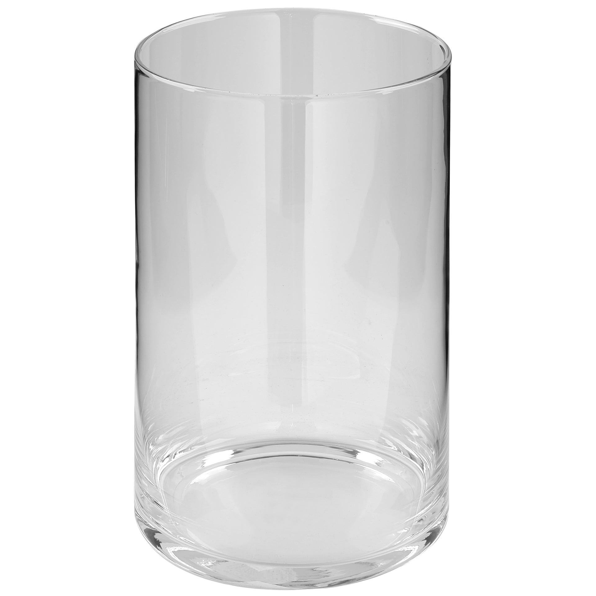 GLASZYLINDER Glaszylinder mit Boden transparent