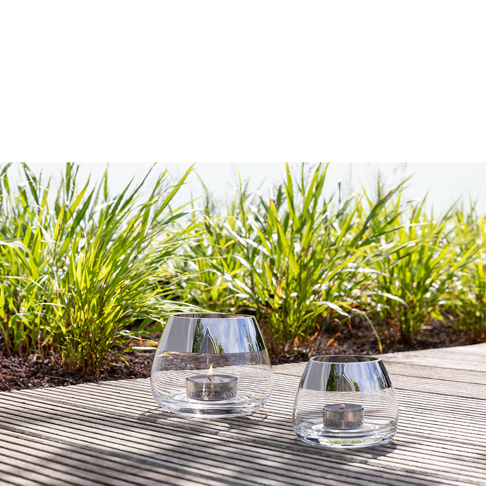 BELLA Teelichthalter transparent