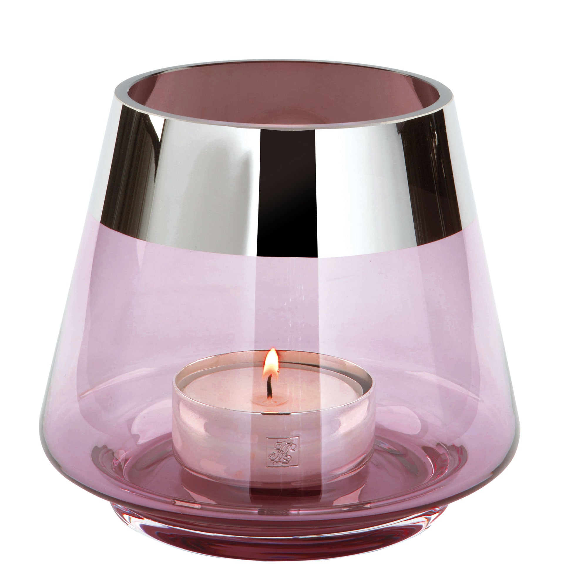 JONA Teelichthalter silberfarben