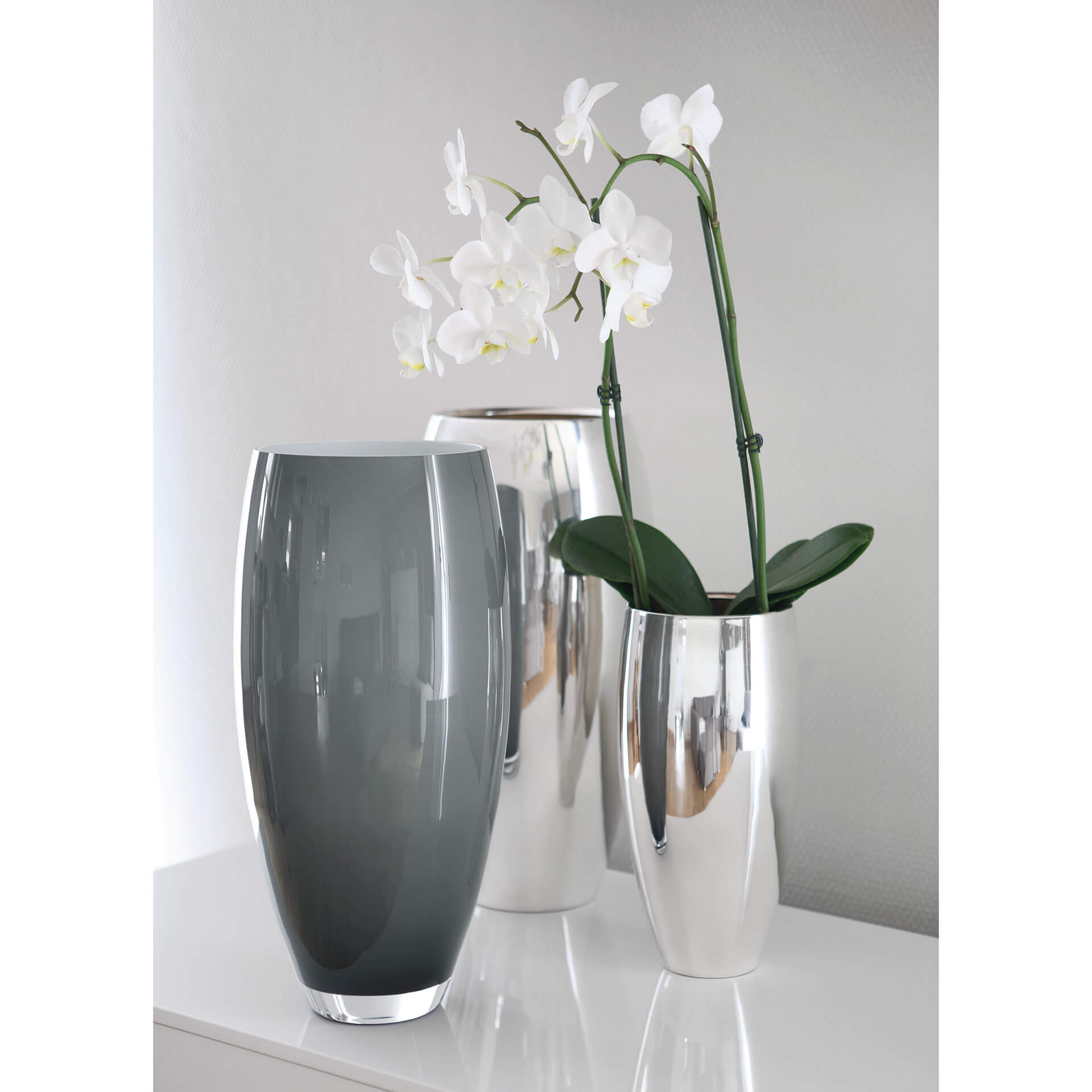 AFRICA Vase grau opal