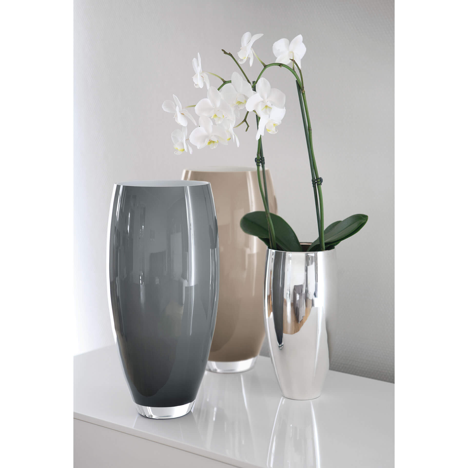 AFRICA Vase grau opal