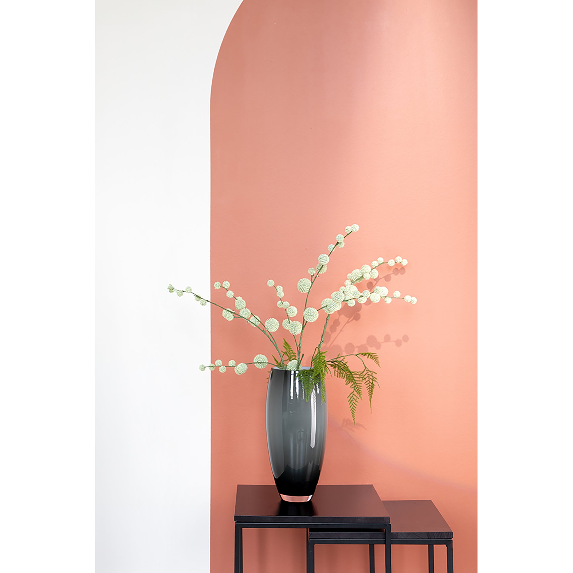 AFRICA Vase grau opal