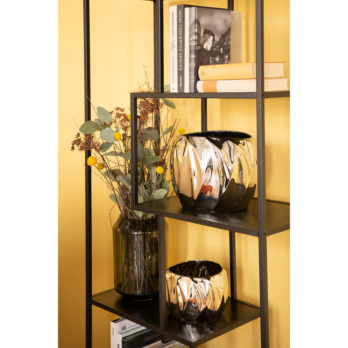 ORELIA Vase grau