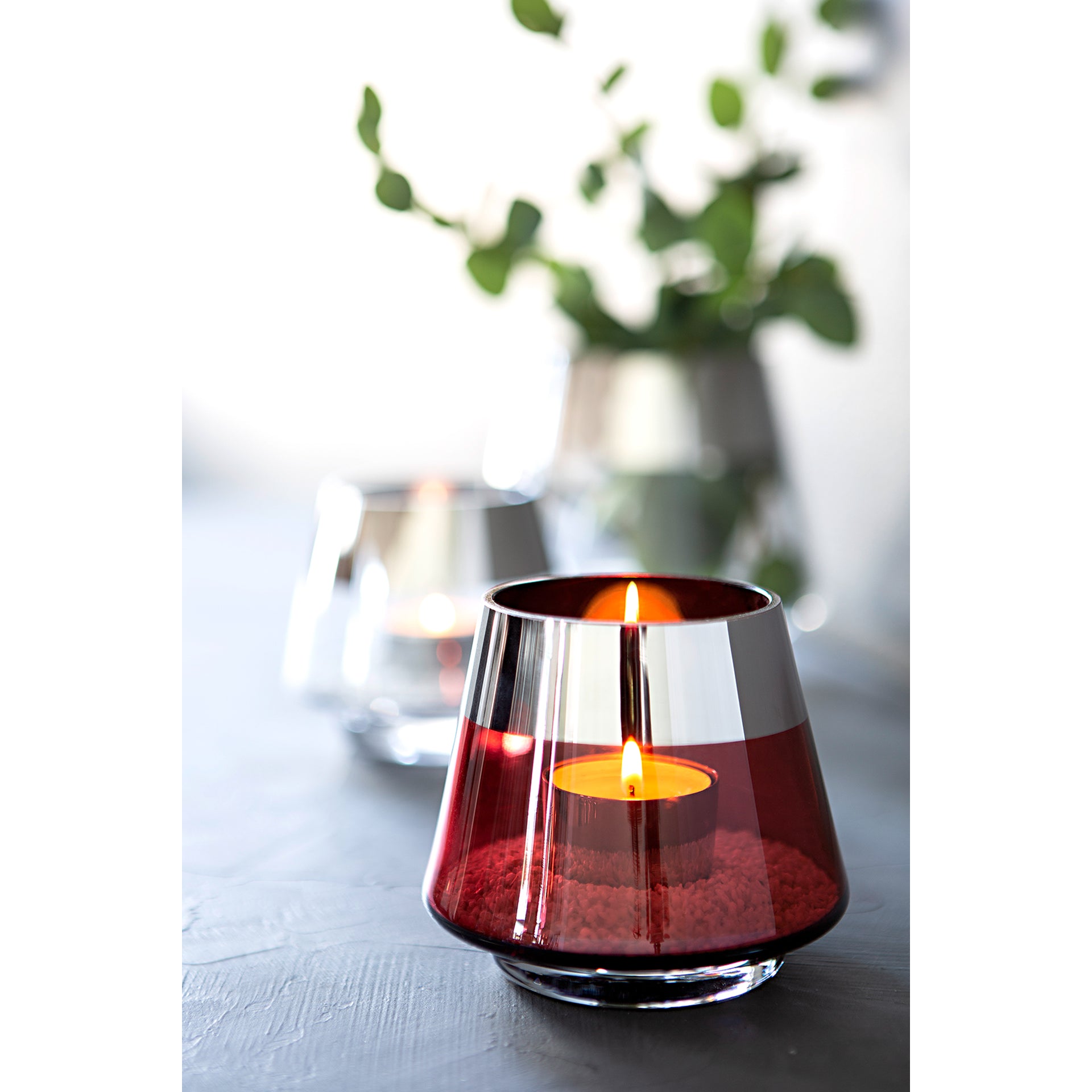 JONA Teelichthalter silberfarben