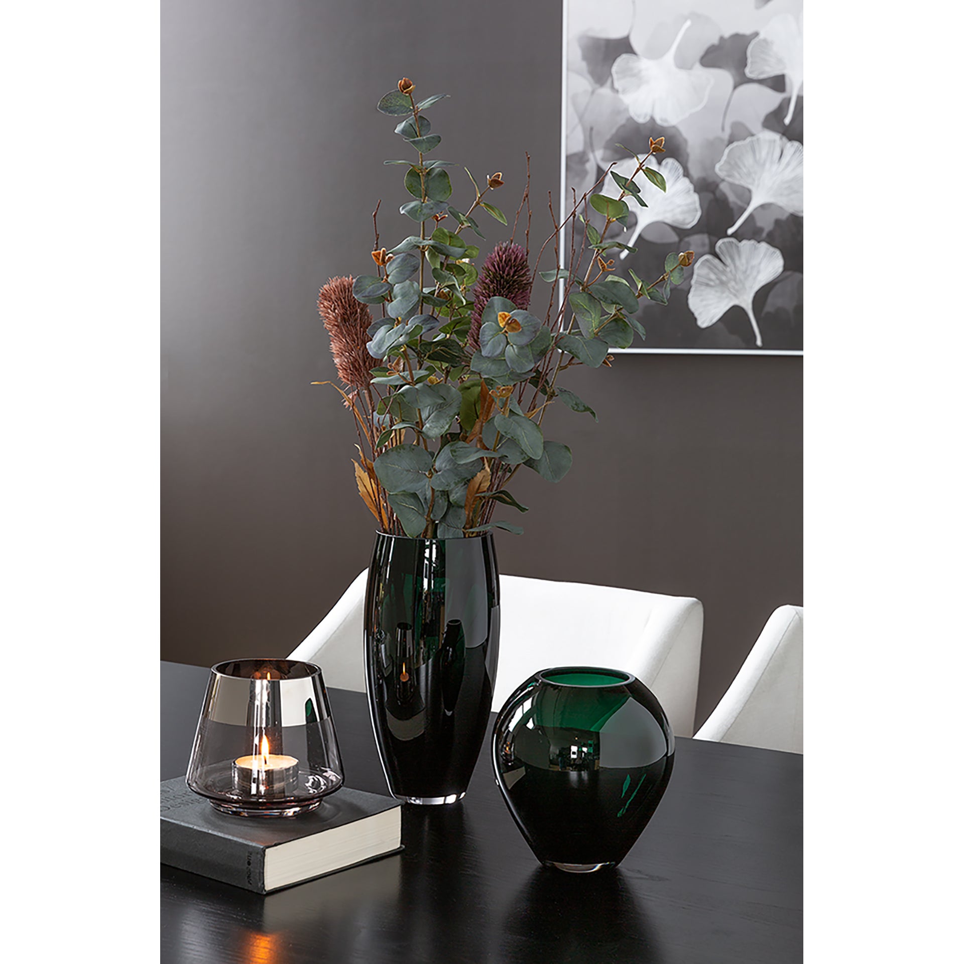 AFRICA Vase dunkelgrün