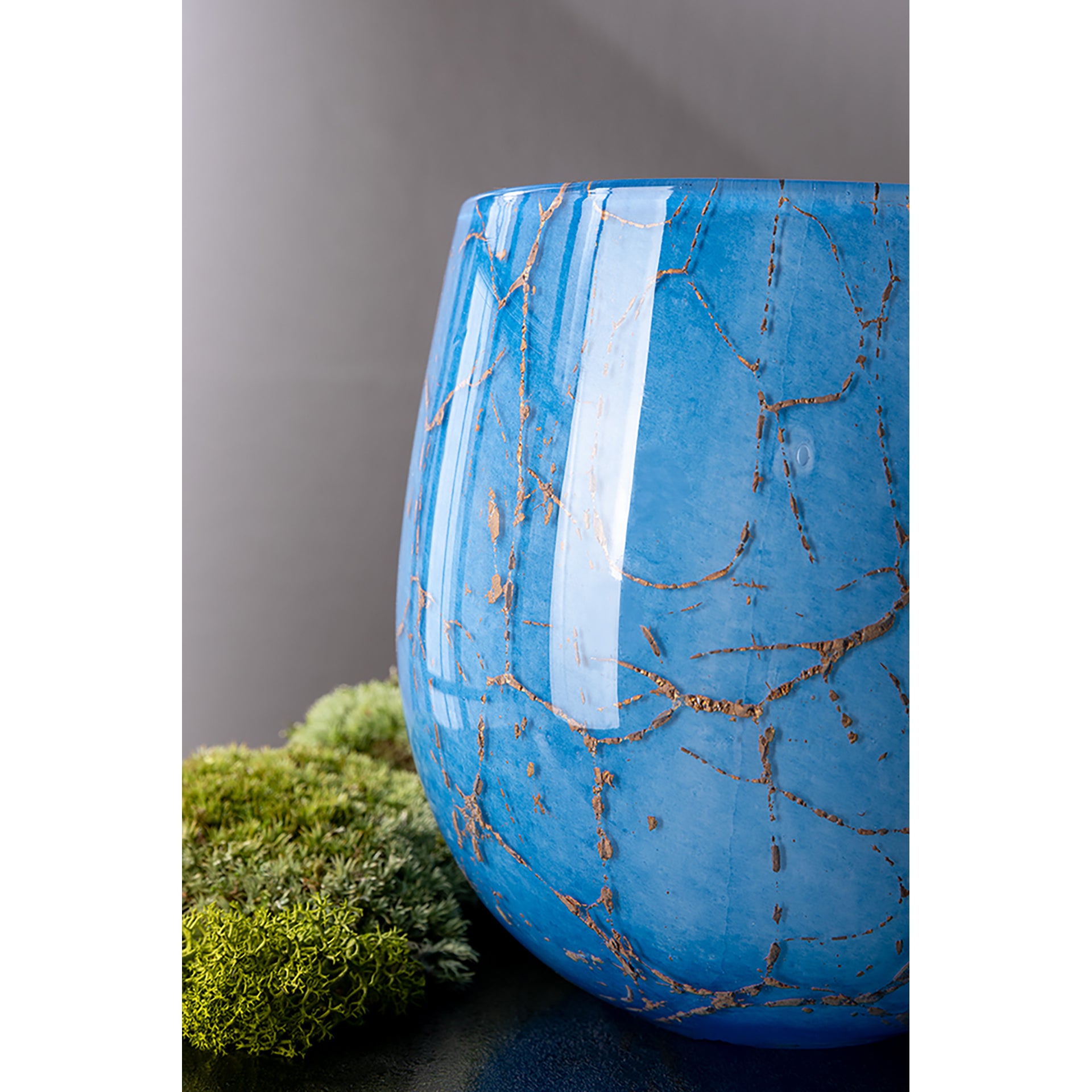 COSMIC Vase goldfarben