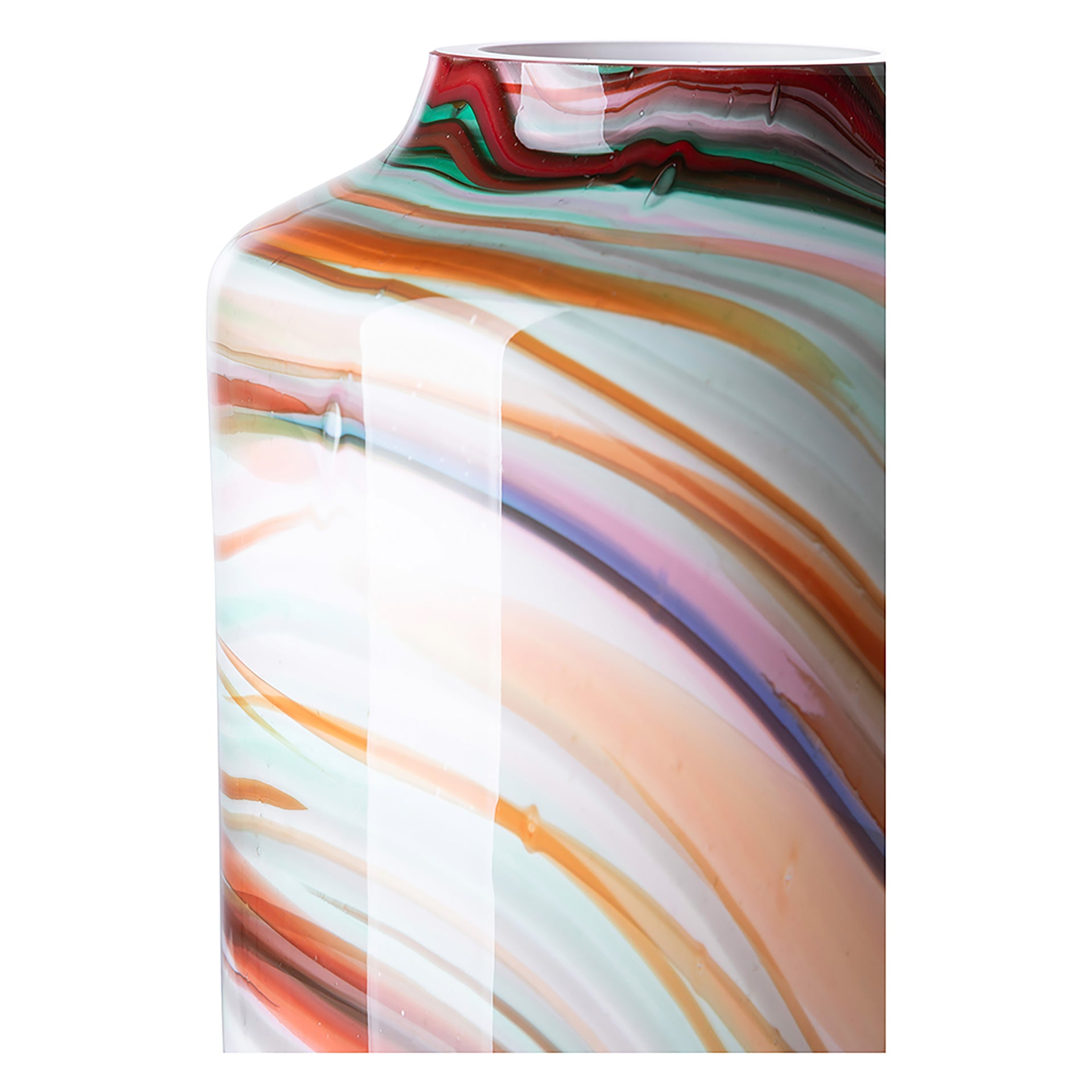 SANCHO Glasvase mehrfarbig