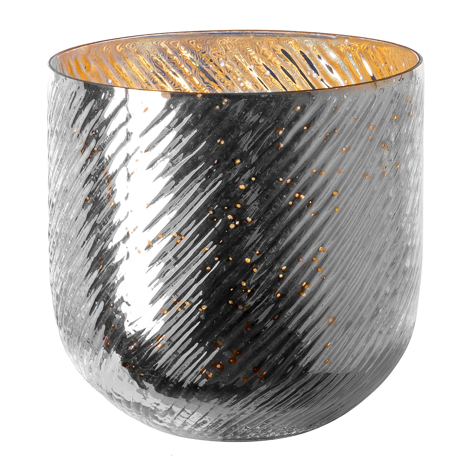 VICKY Windlicht antik silber