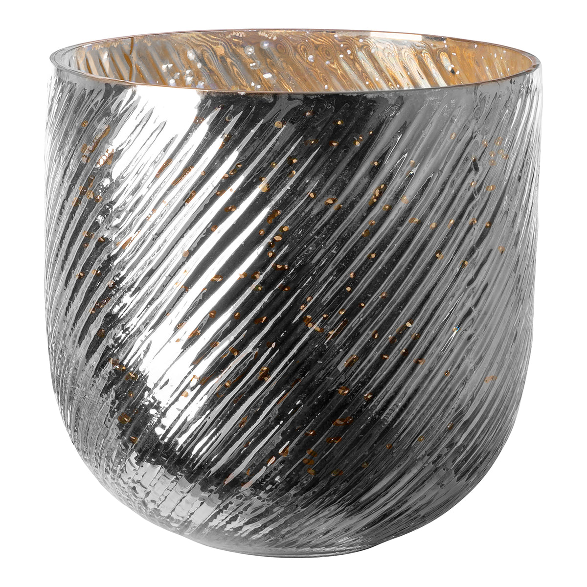 VICKY Windlicht antik silber