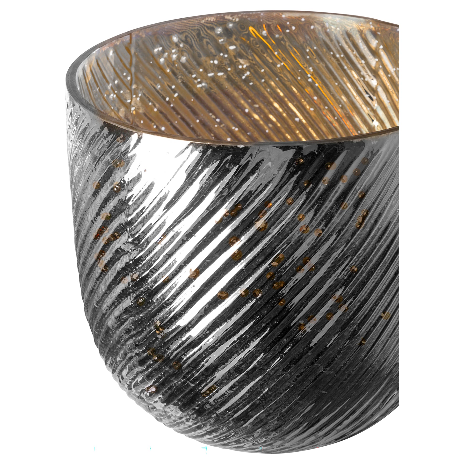 VICKY Windlicht antik silber