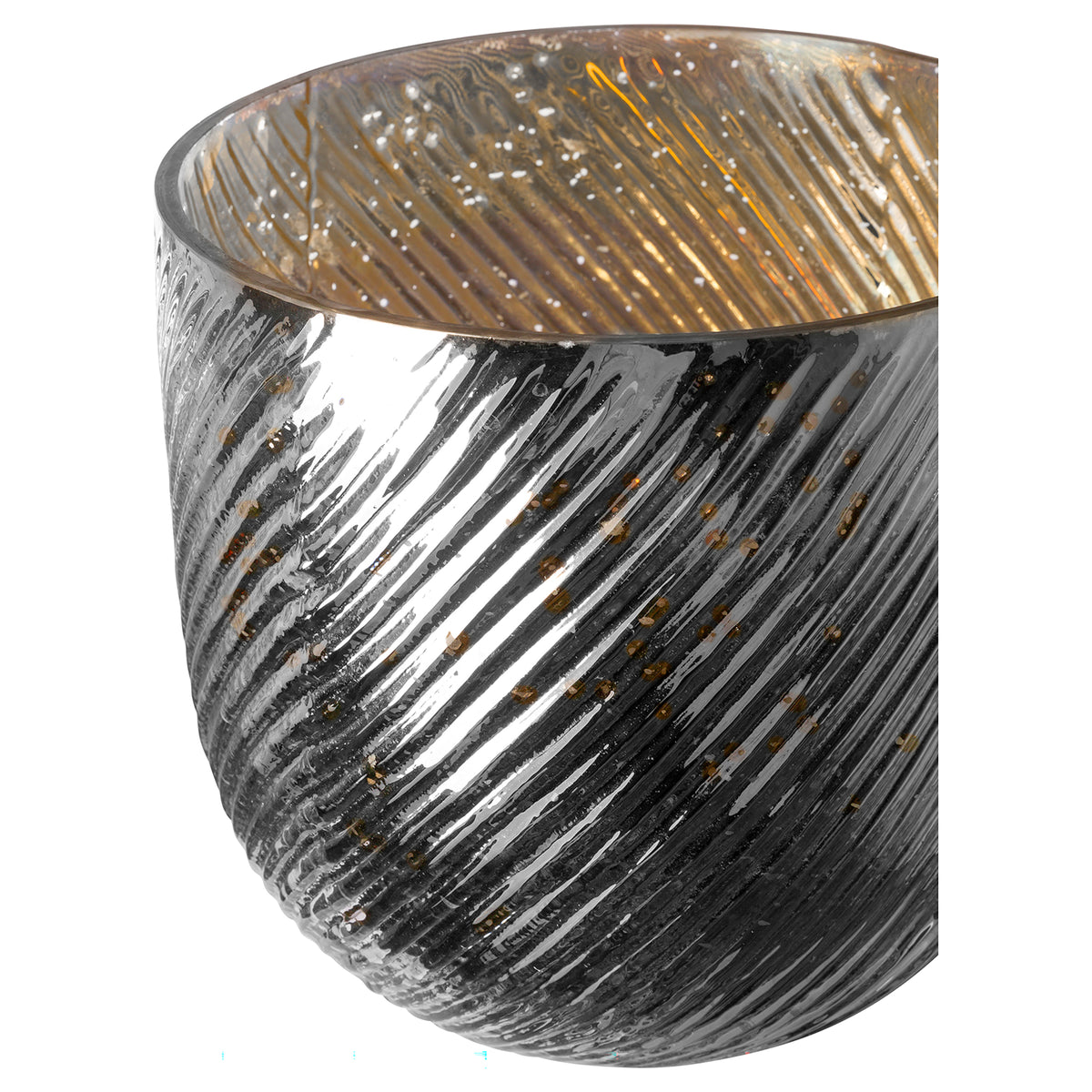 VICKY Windlicht antik silber