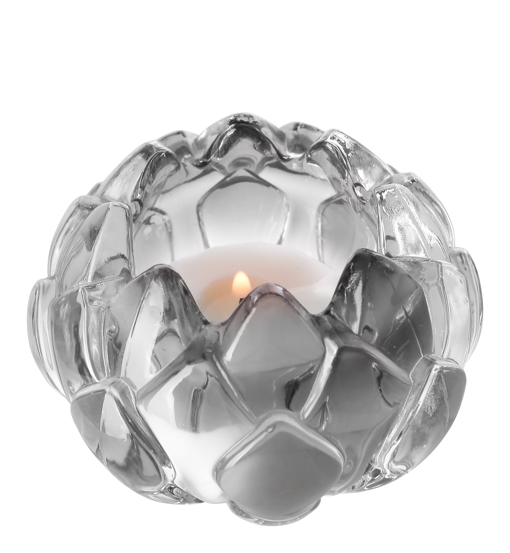 LOTTA Teelichthalter grau