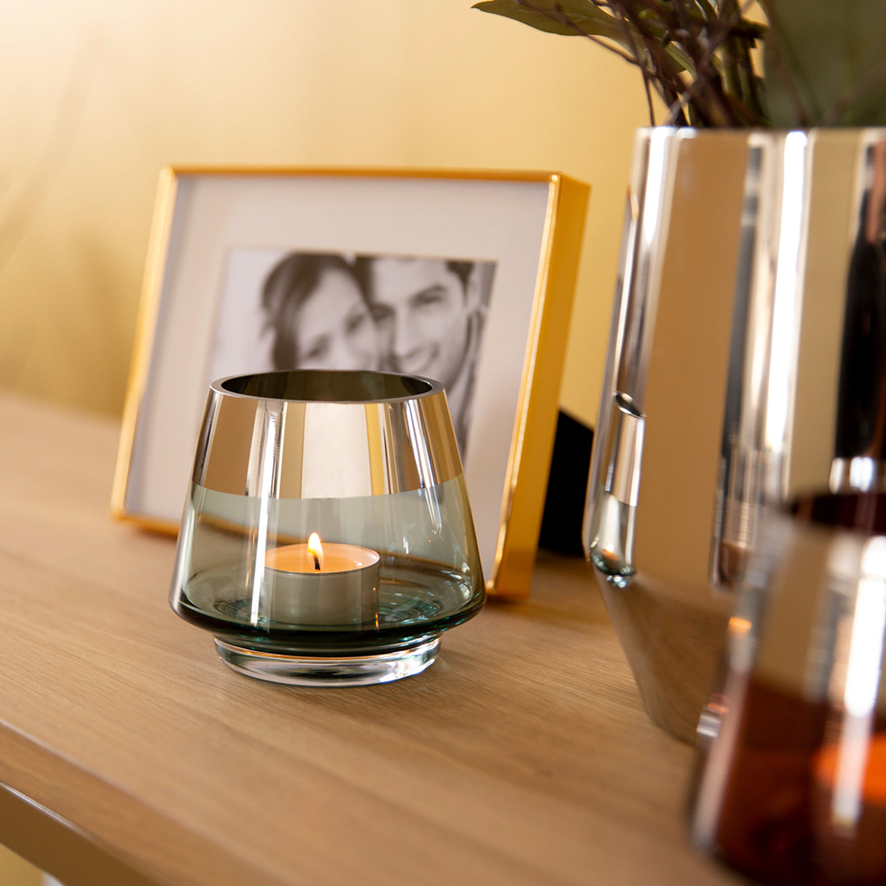 JONA Teelichthalter türkis