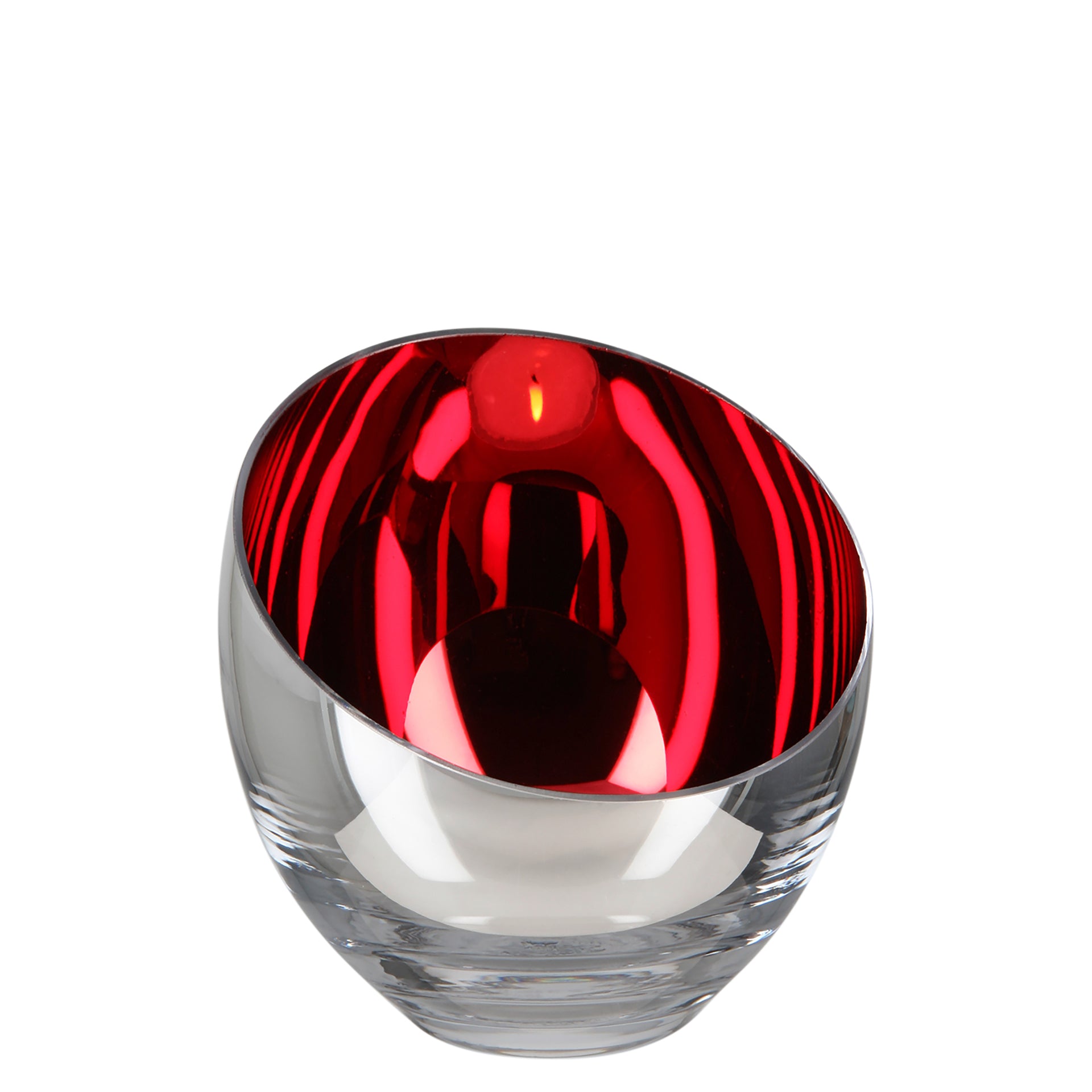 CANDY Teelichthalter rot