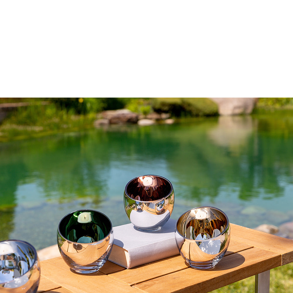 CANDY Teelichthalter moosgrün