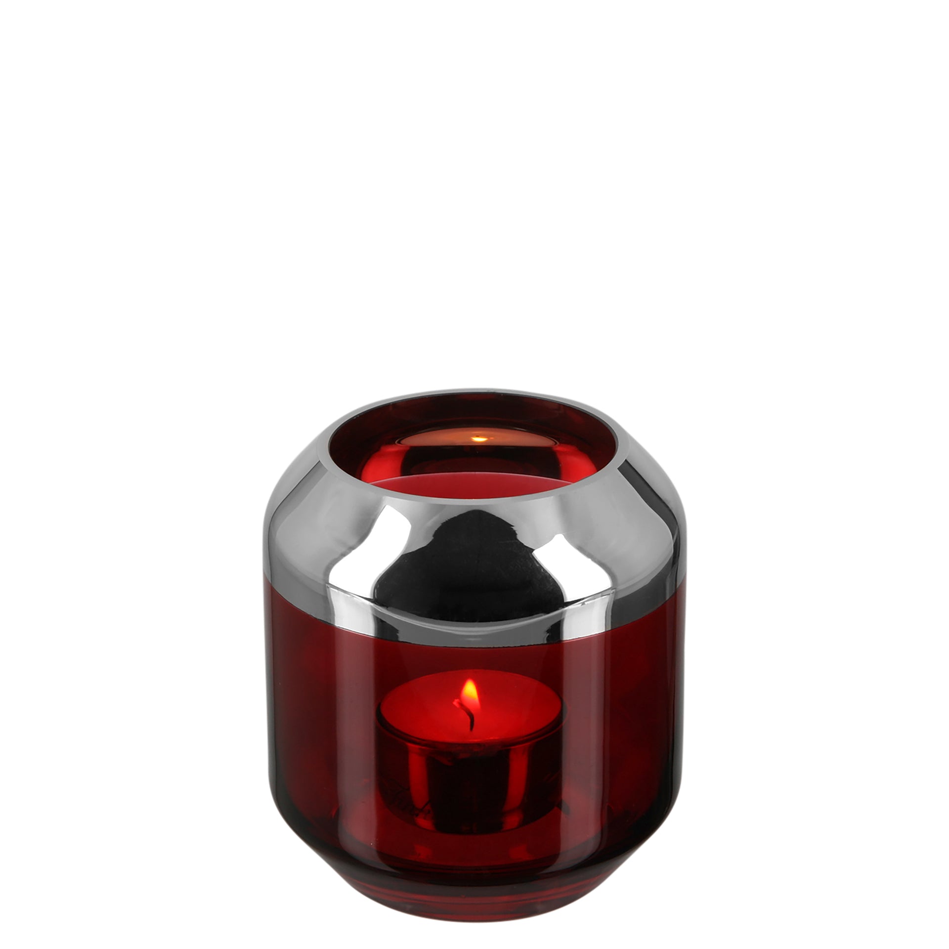 SMILLA Vase silberfarben