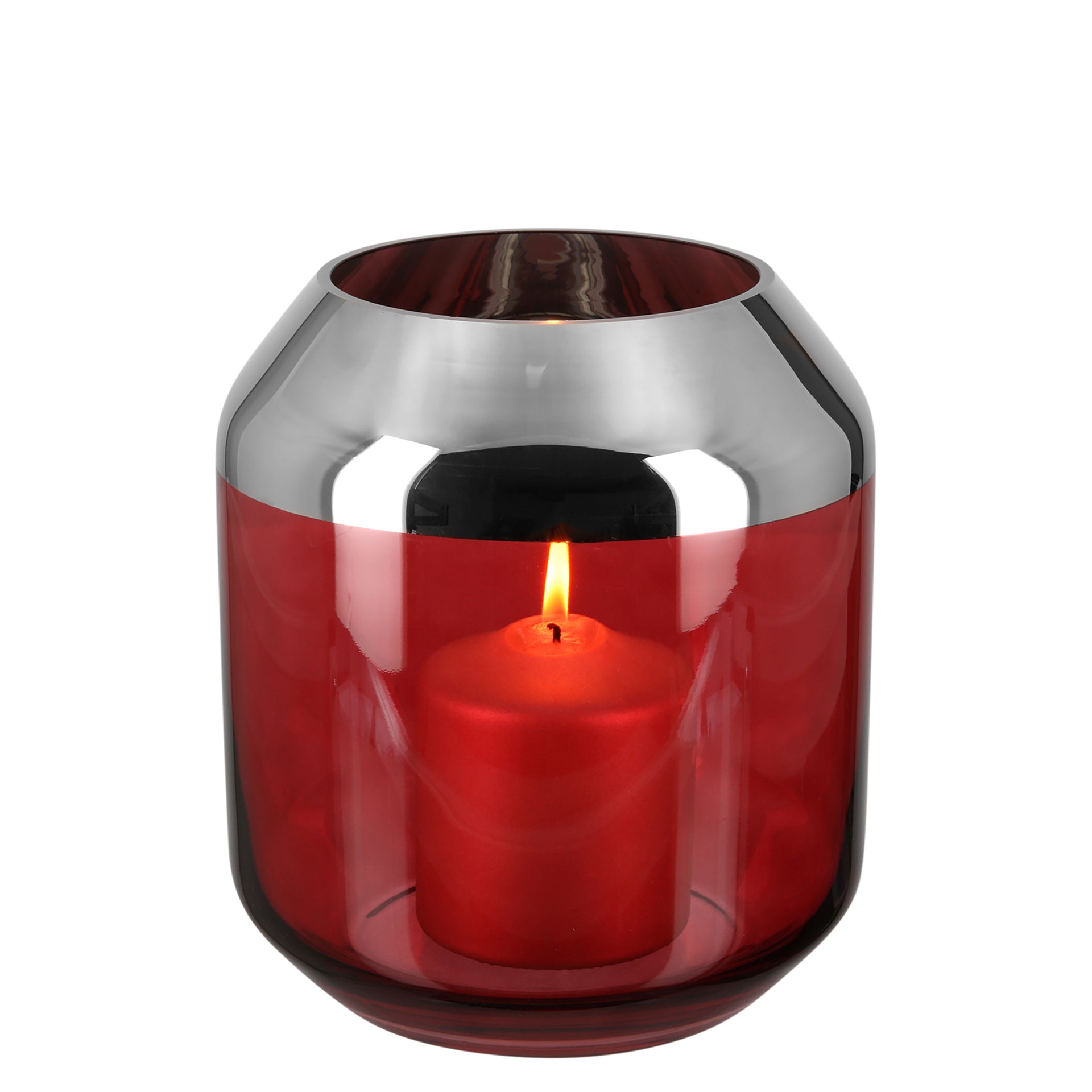 SMILLA Vase silberfarben