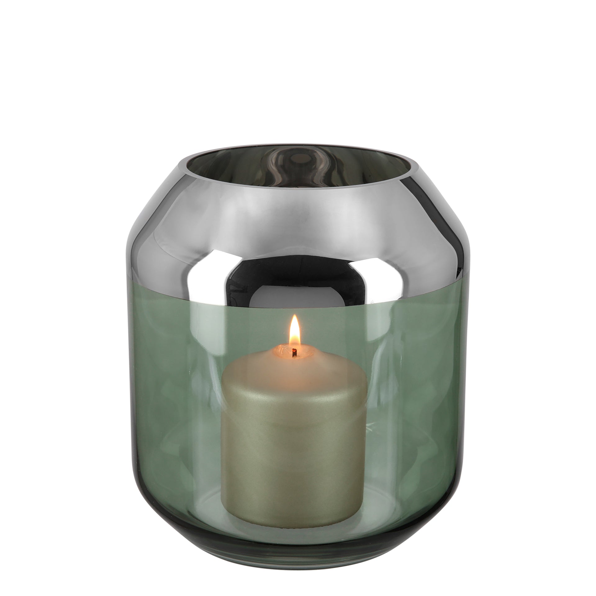 SMILLA Vase silberfarben