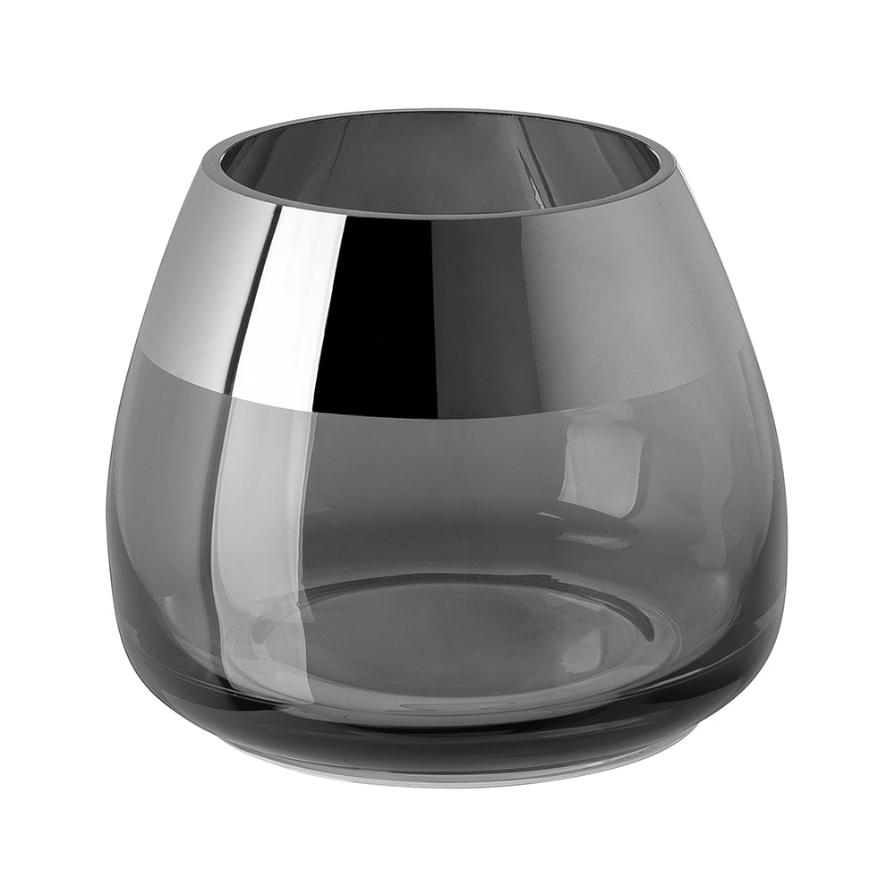 BELLA Teelichthalter silberfarben