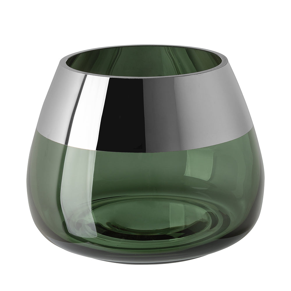 BELLA Teelichthalter silberfarben