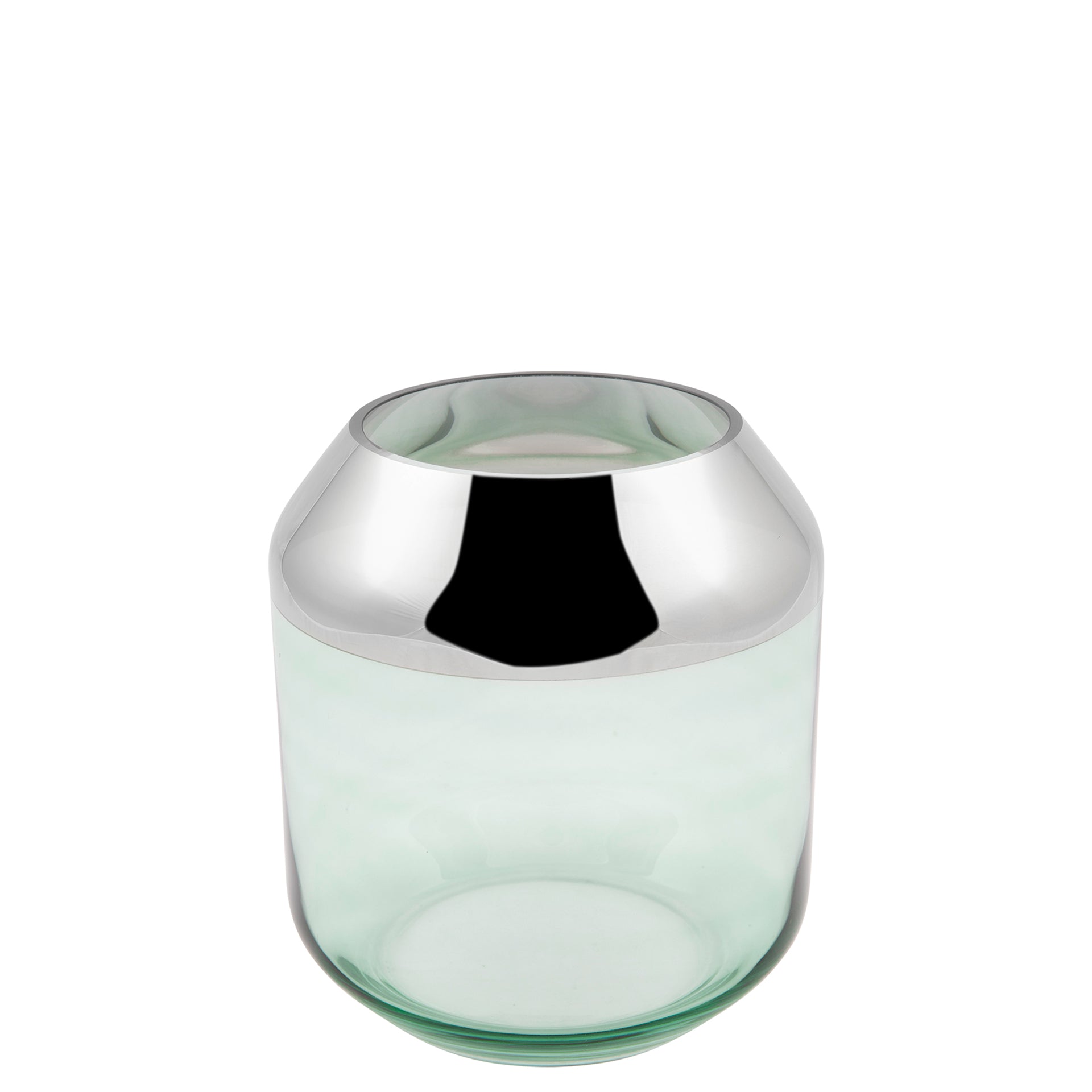 SMILLA Vase silberfarben