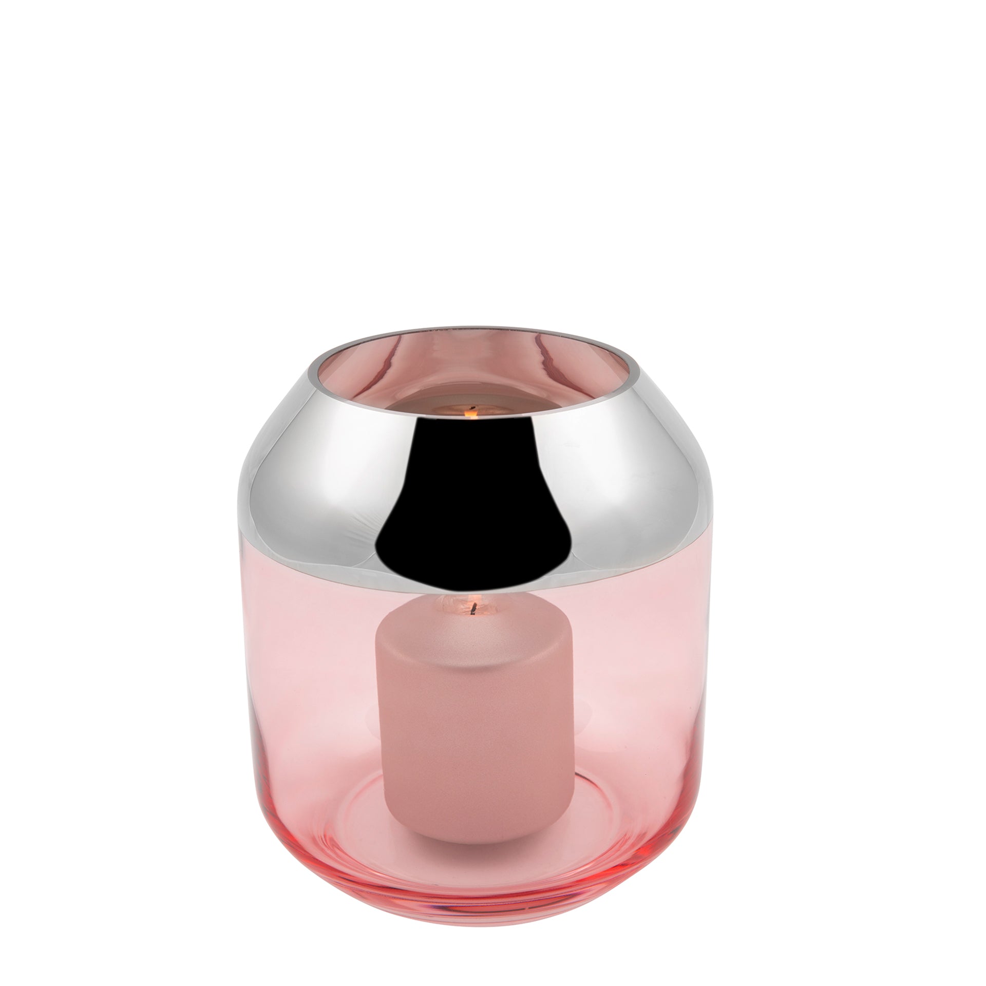 SMILLA Vase silberfarben