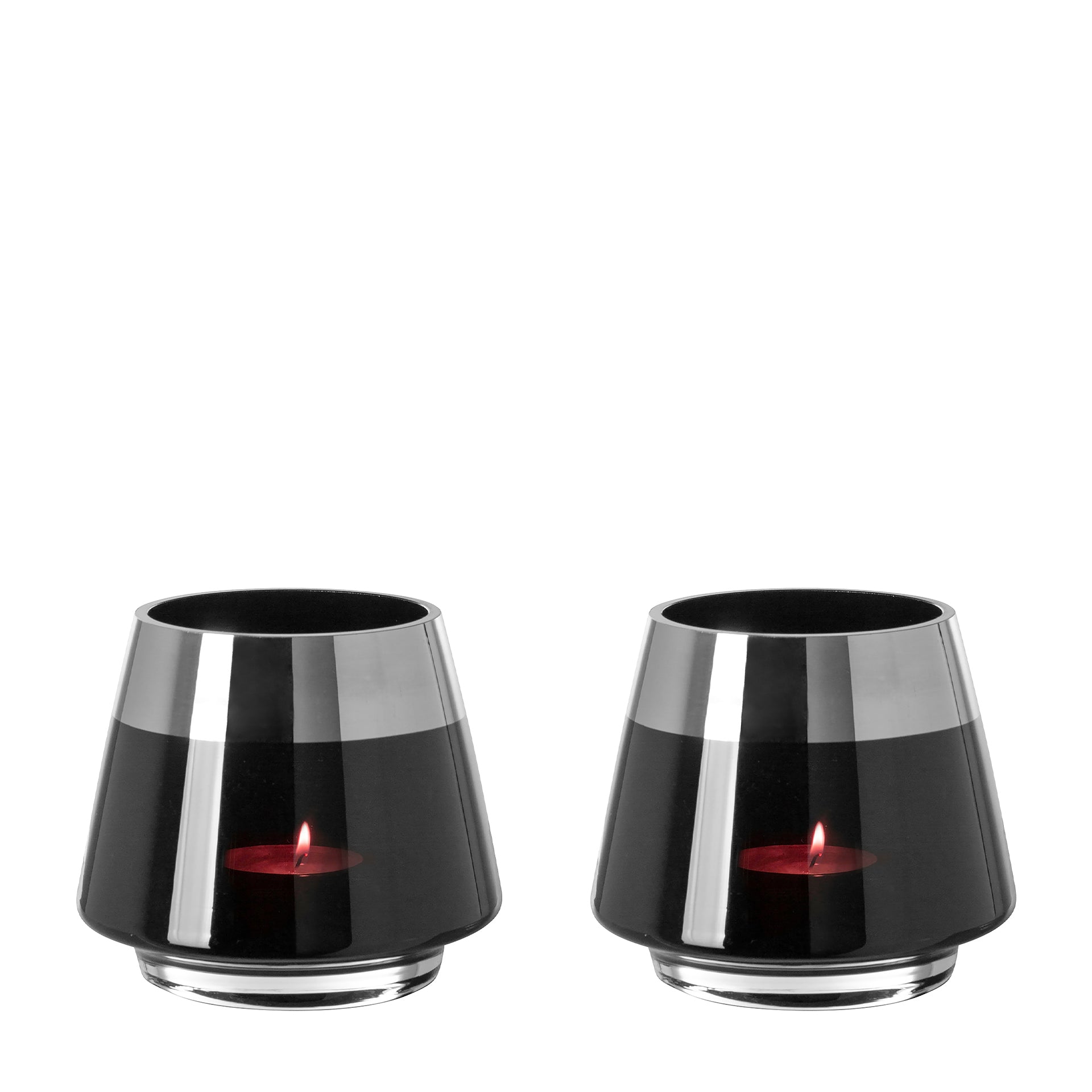 JONA Teelichthalter silberfarben