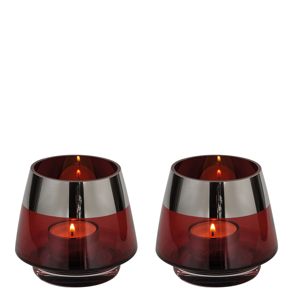 JONA Teelichthalter silberfarben