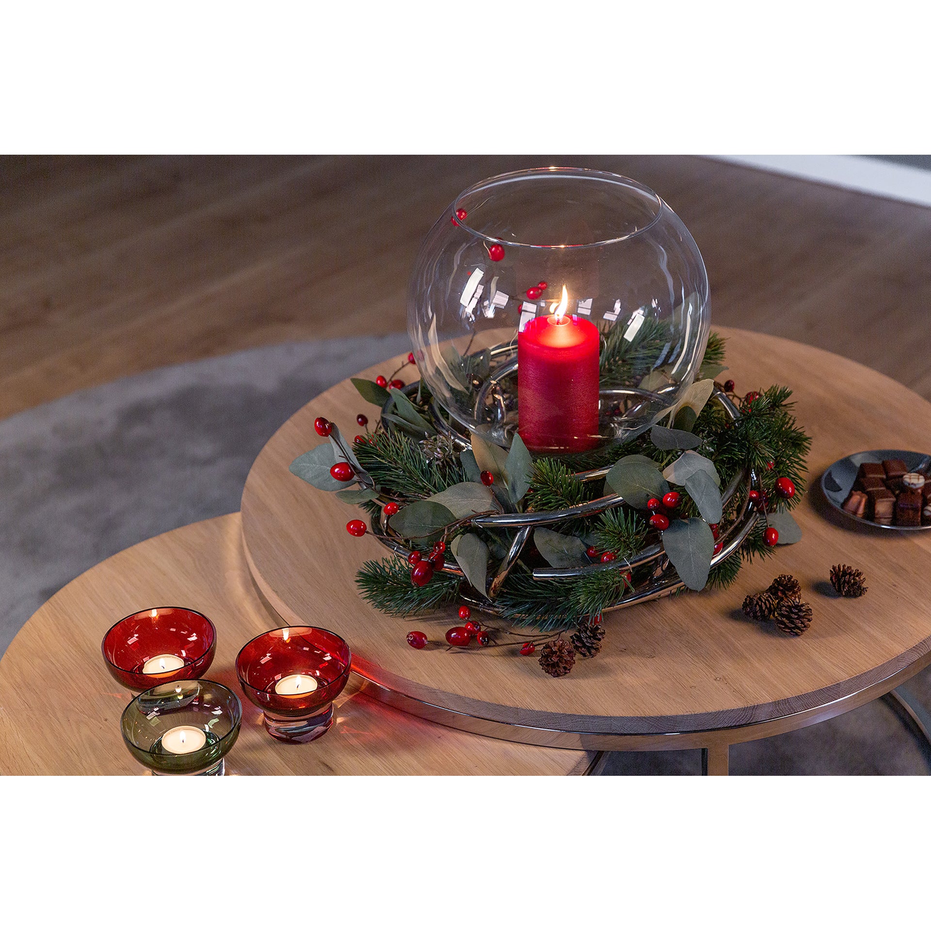 CORONA Windlicht transparent