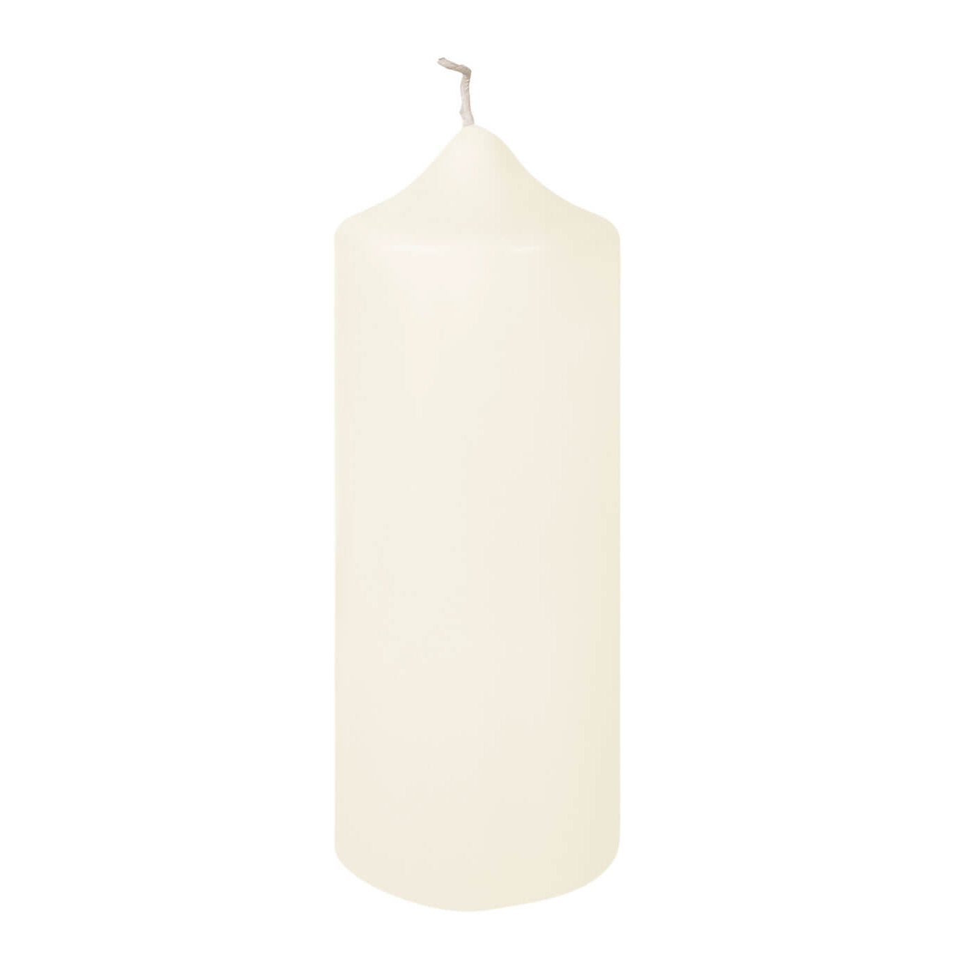CANDLE getauchte Stumpenkerze creme