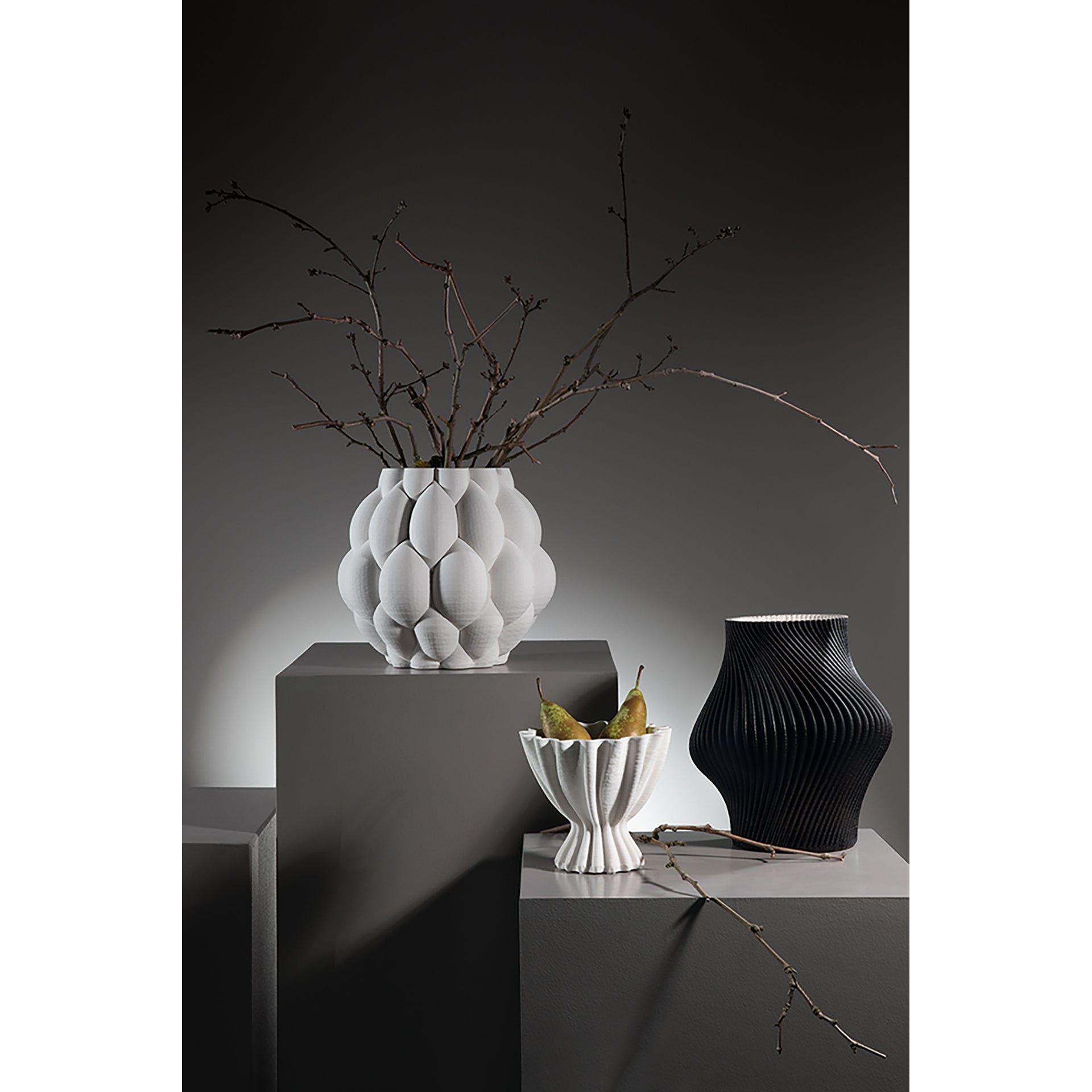 MOLINO Vase off white