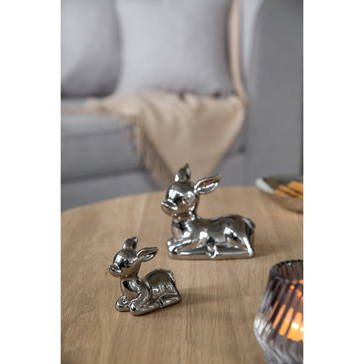CARINO DEKOFIGUR silber