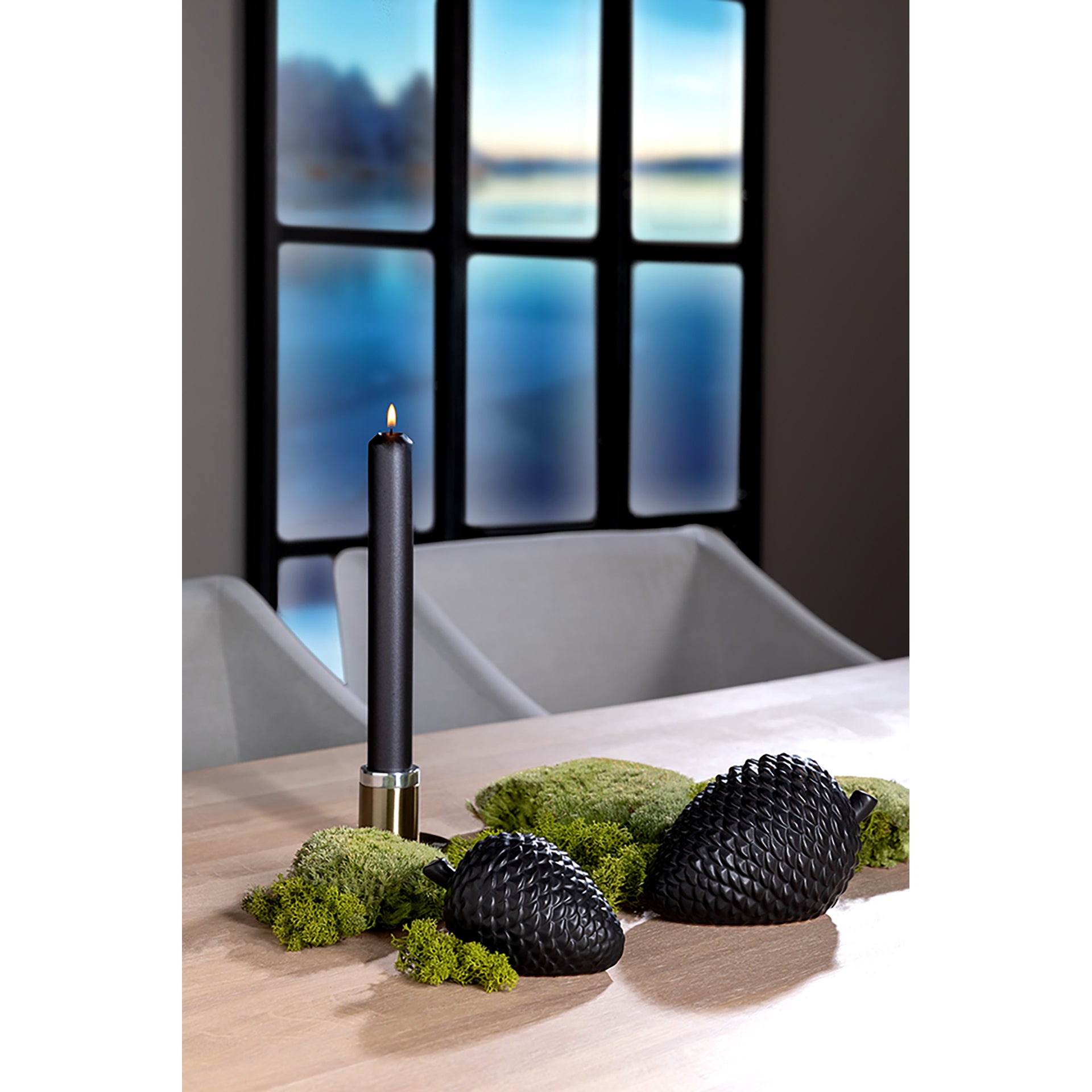 CONE Deko Zapfen schwarz