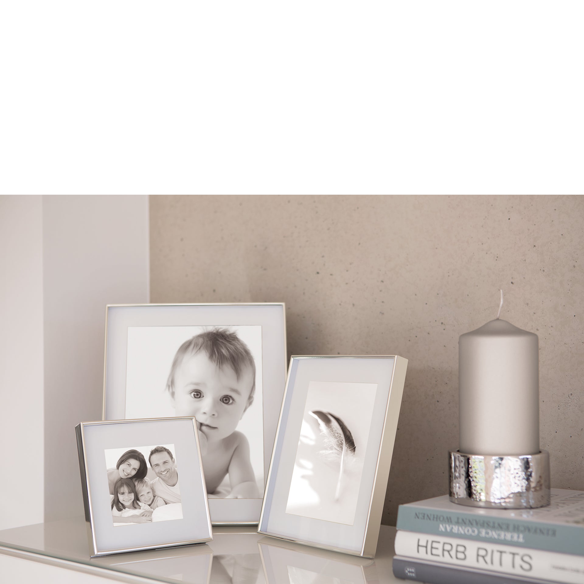 KIM Bilderrahmen 10x15 cm silber