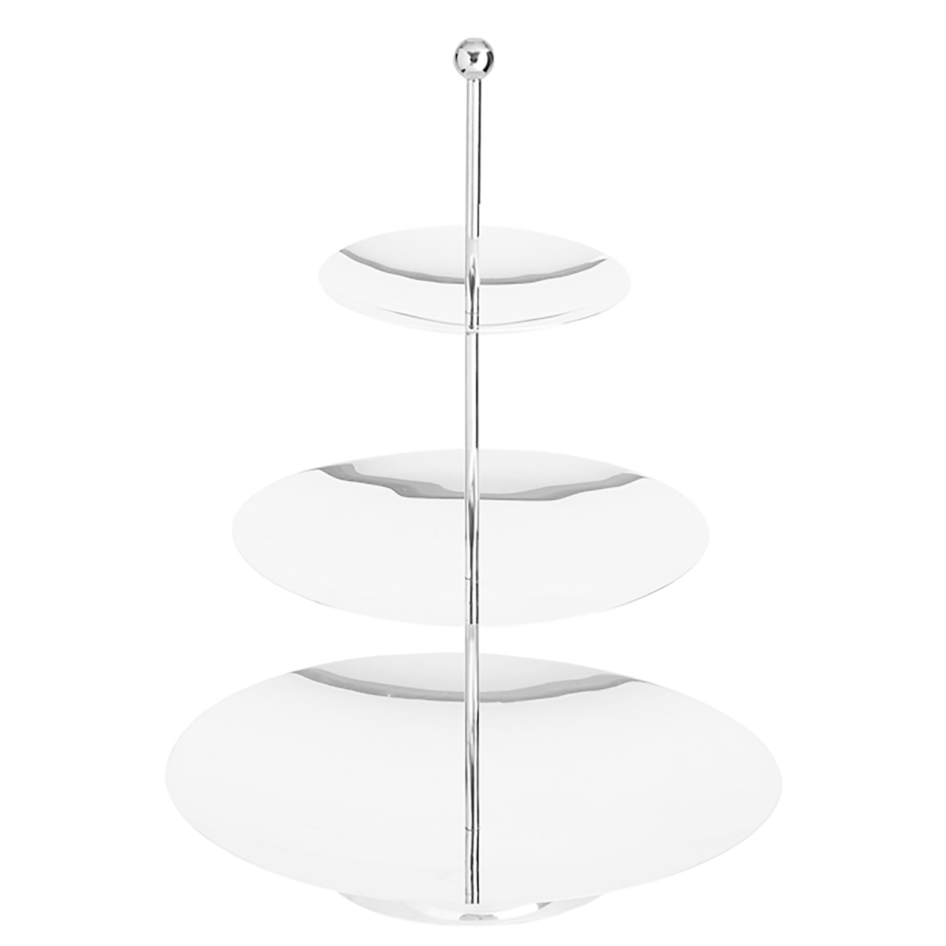 ETAGERE Stangen silber