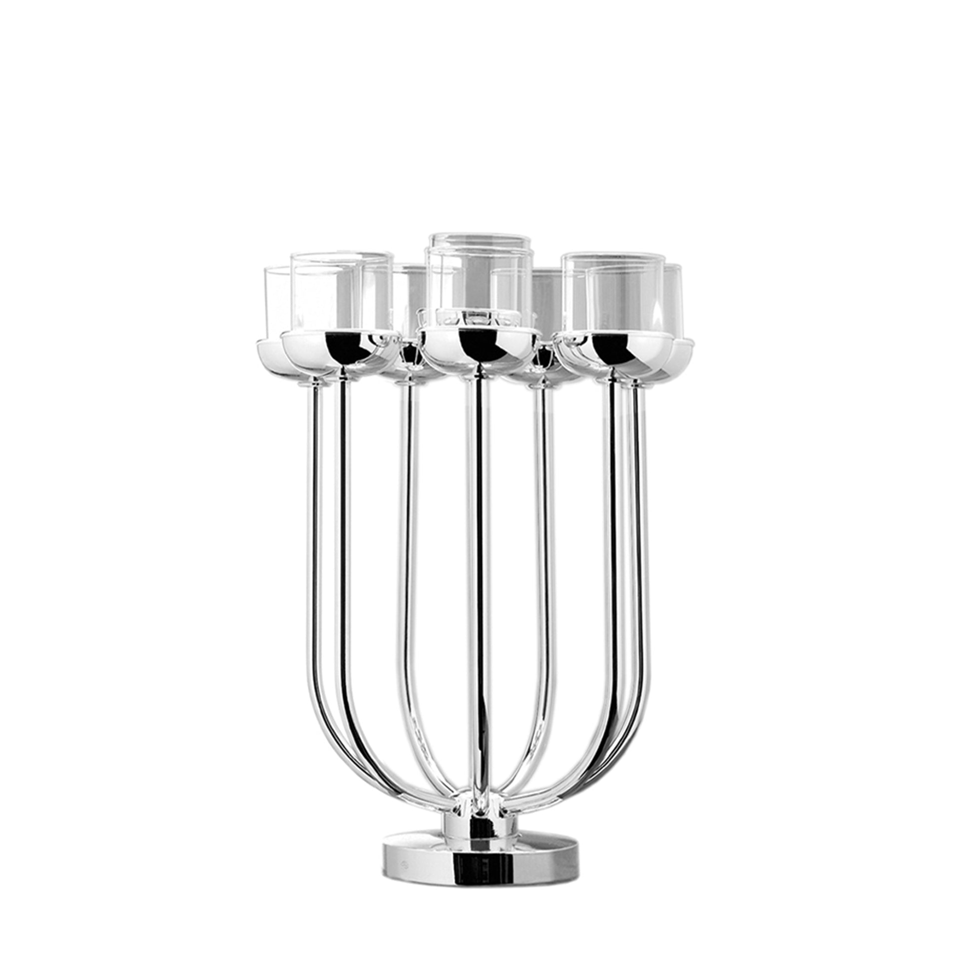 TOPLIGHT Kerzenaufsatz silberfarben