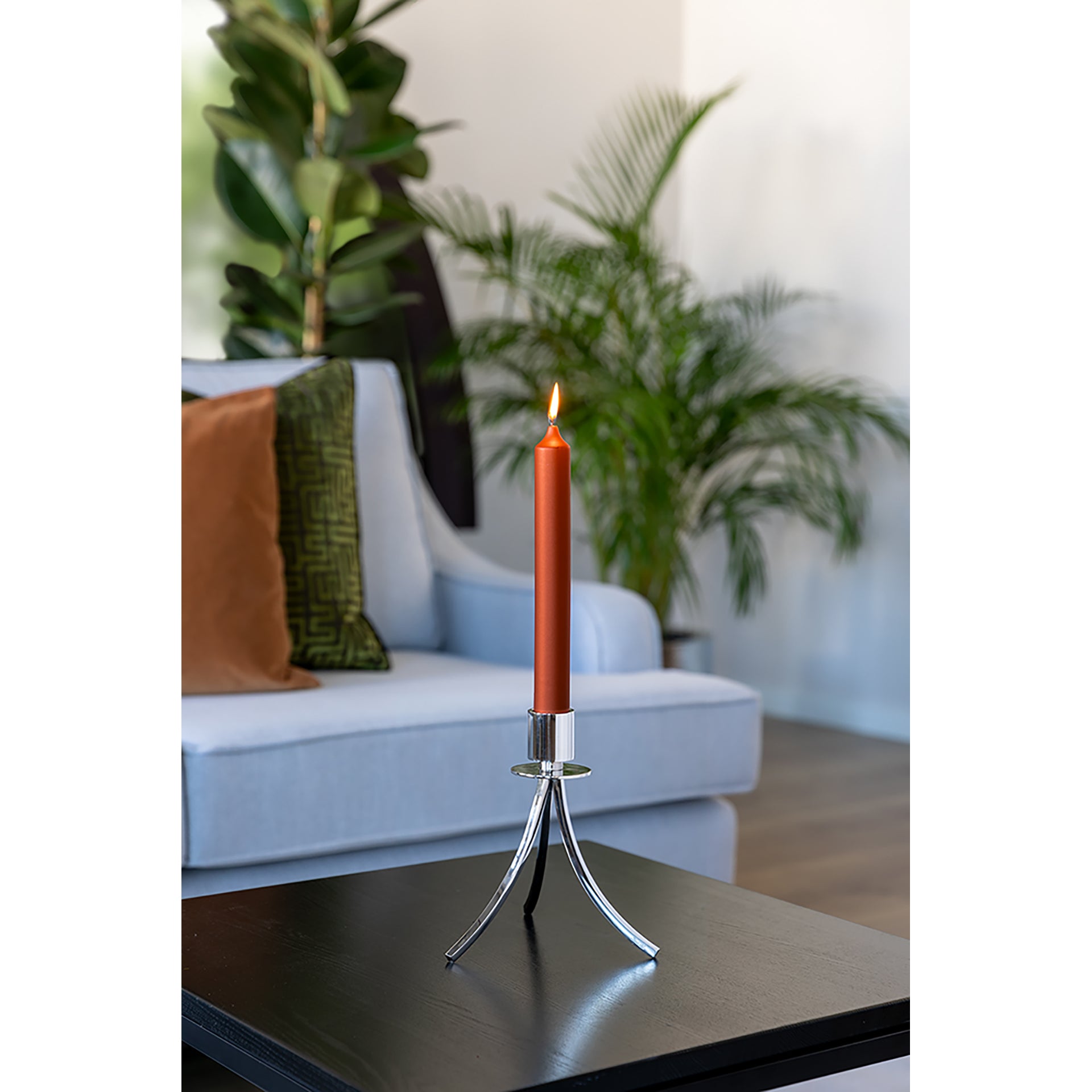 LILANA Leuchter silberfarben