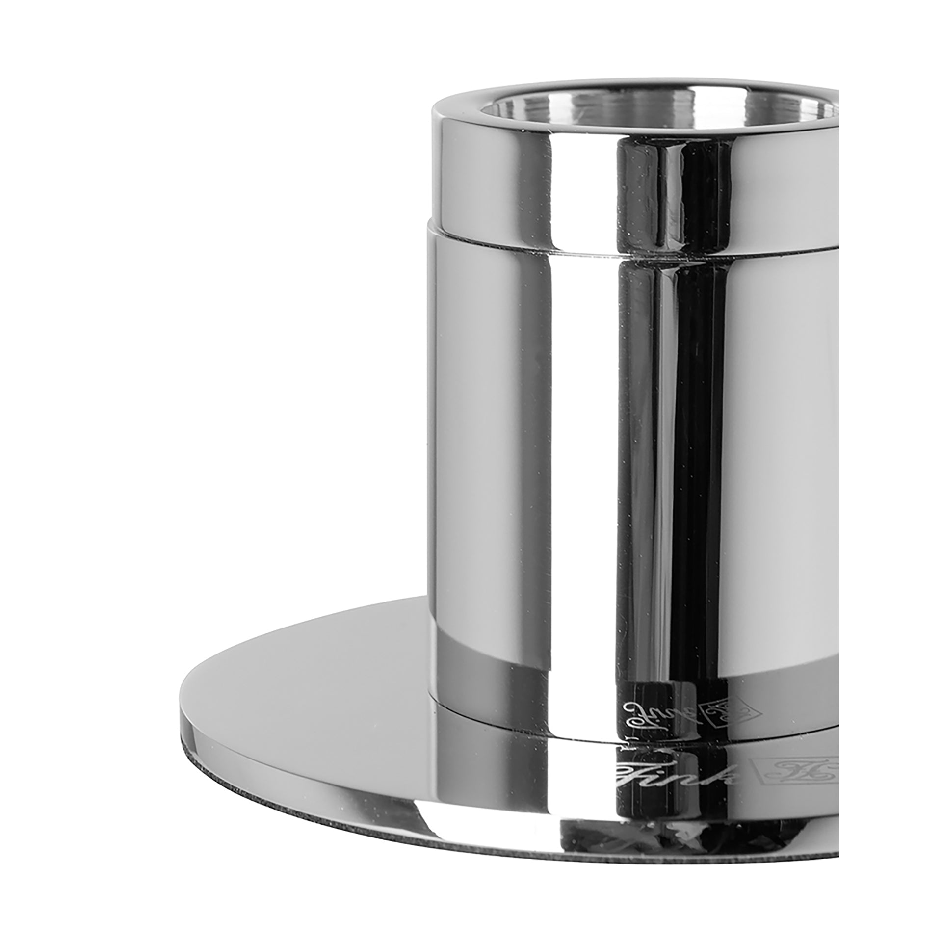 ENNO Leuchter silberfarben