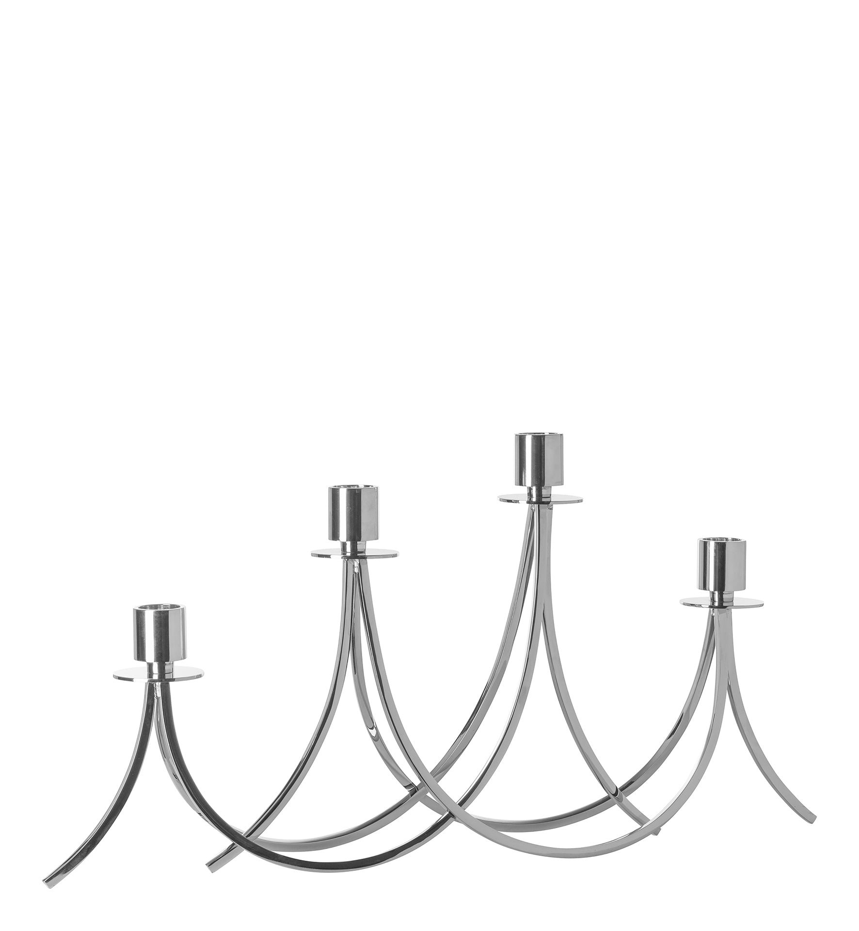 LILANA Leuchter, 4-flammig silberfarben