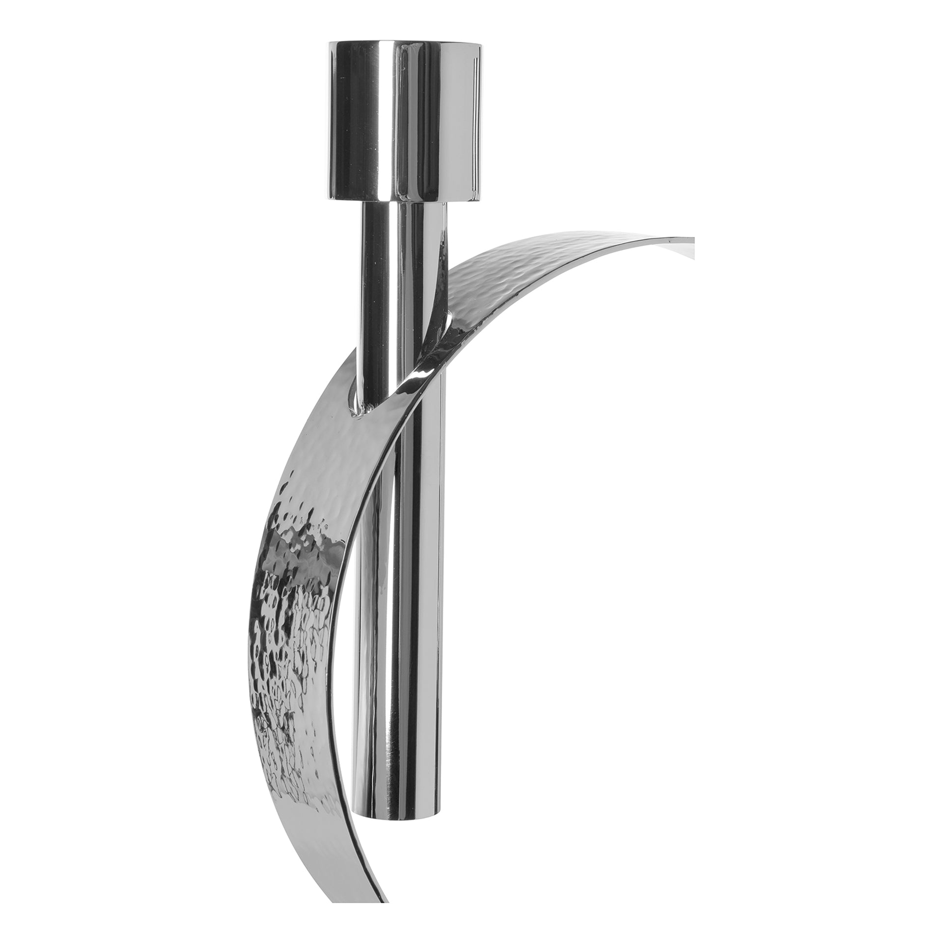 CARPIO Leuchter, 2-flammig silberfarben