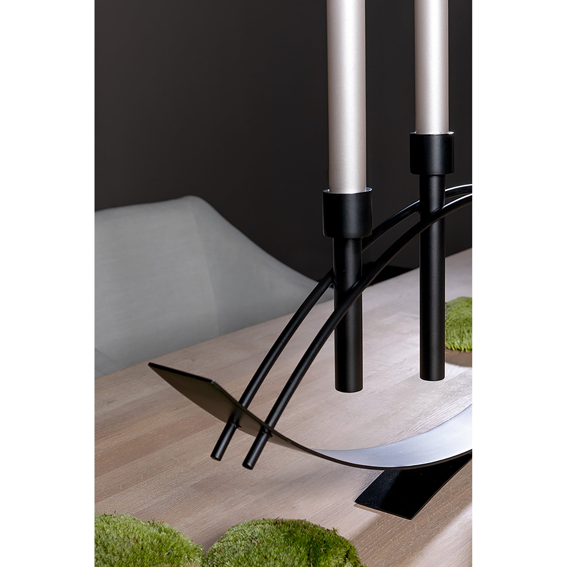 ARCO Leuchter, 4-flammig schwarz