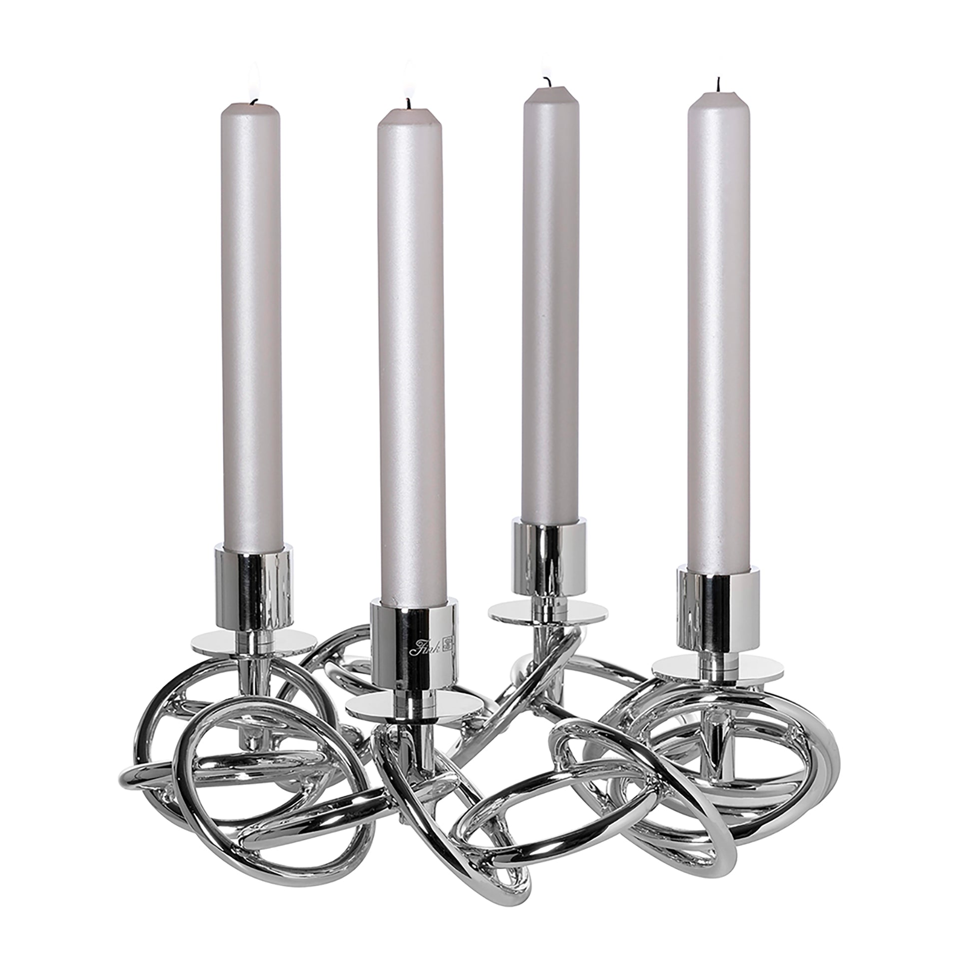 SONETTE Leuchter, 4-flammig silberfarben