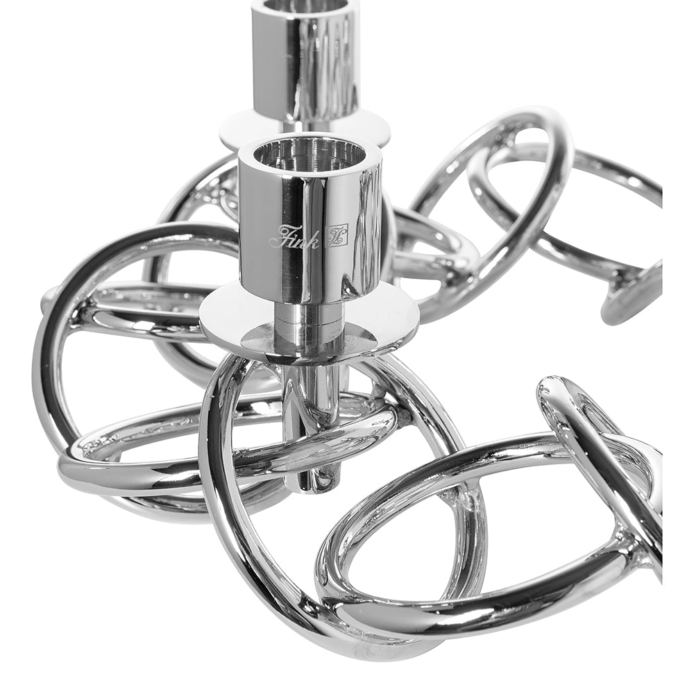 SONETTE Leuchter, 4-flammig silberfarben