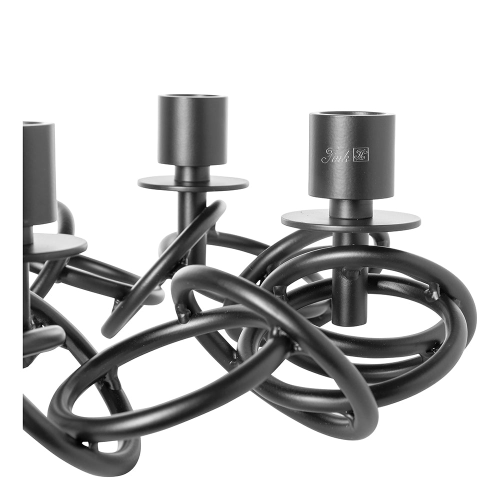 SONETTE Leuchter, 4-flammig schwarz